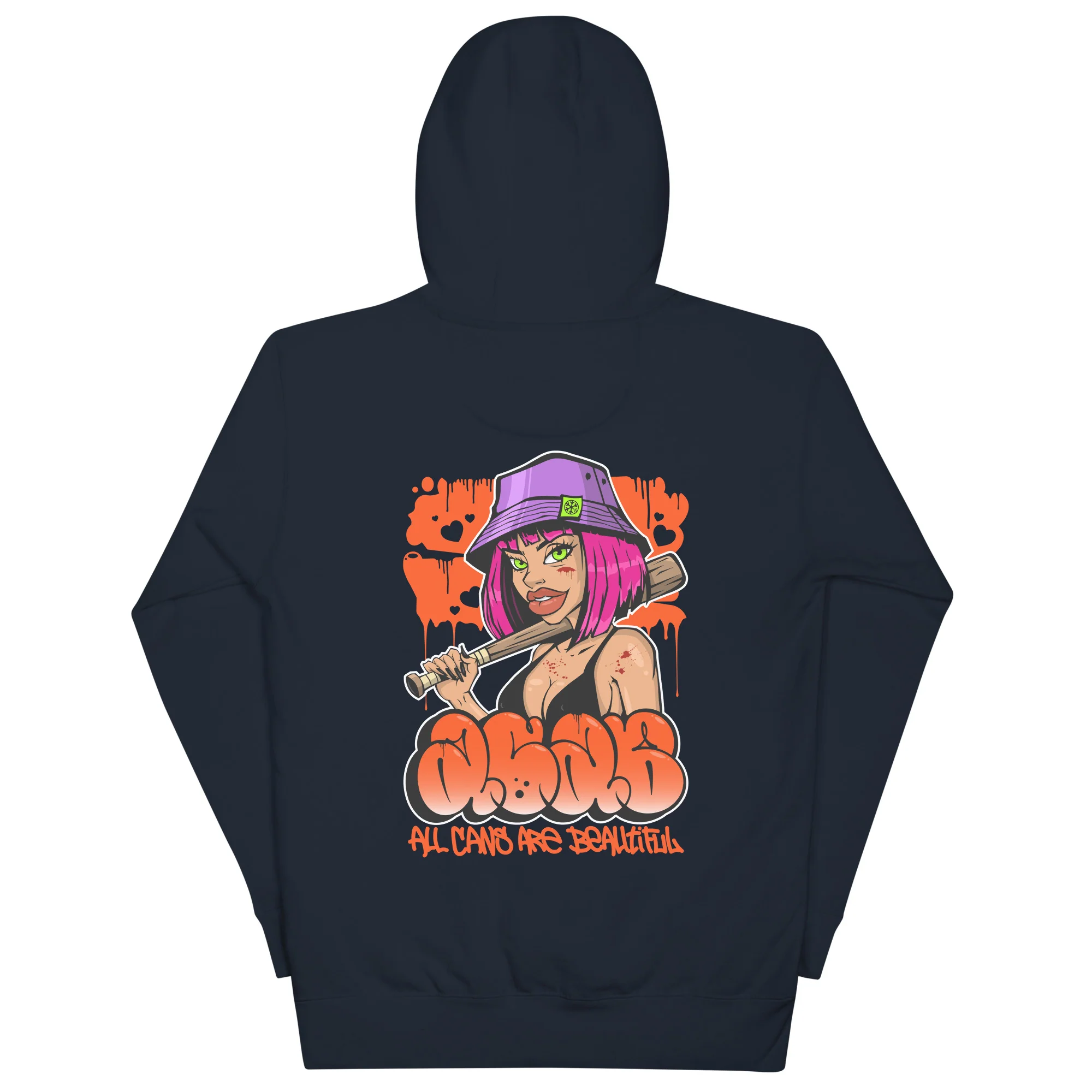 ACAB Girl Graffiti Hoodie