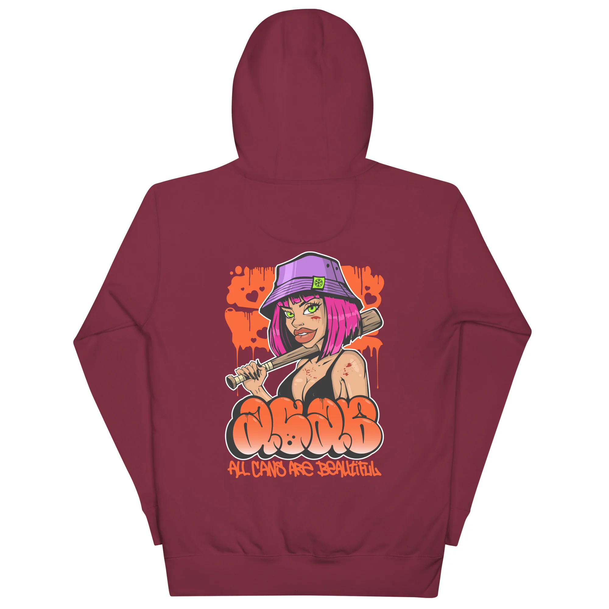 ACAB Girl Graffiti Hoodie - Image 15