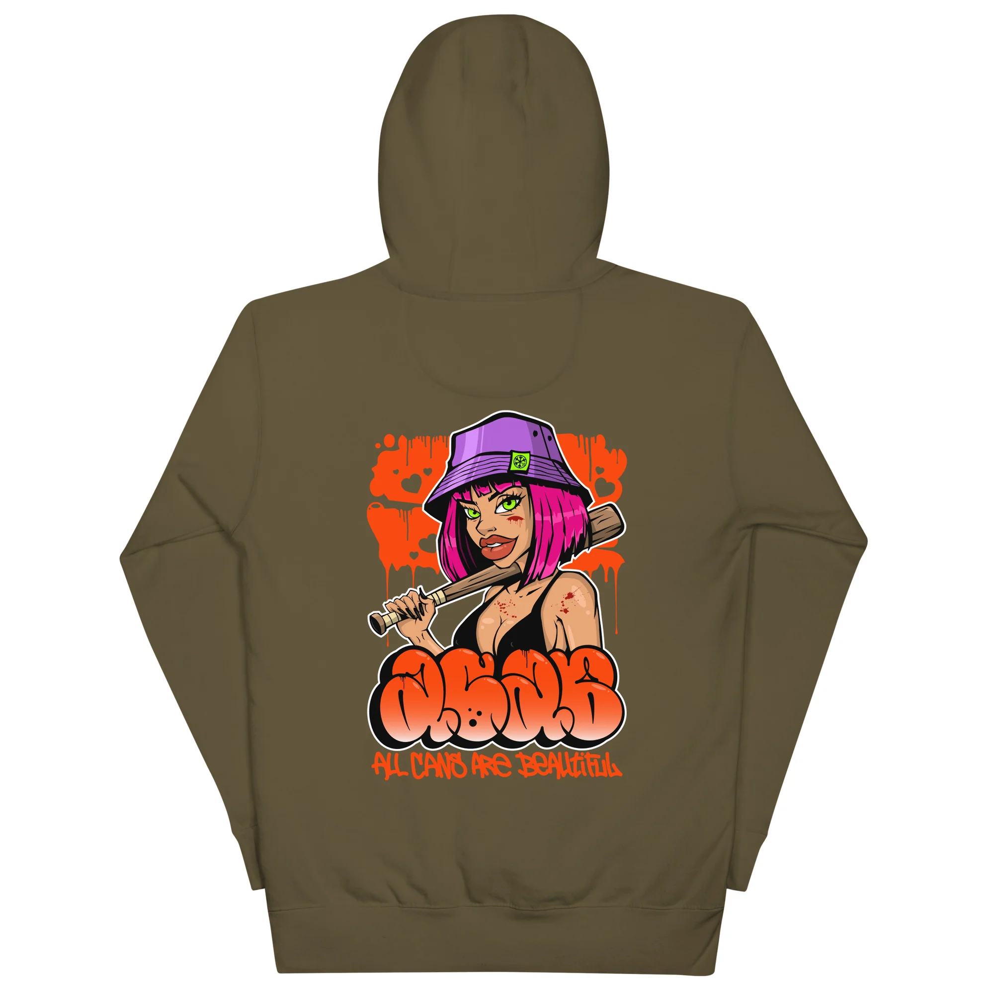 ACAB Girl Graffiti Hoodie - Image 36