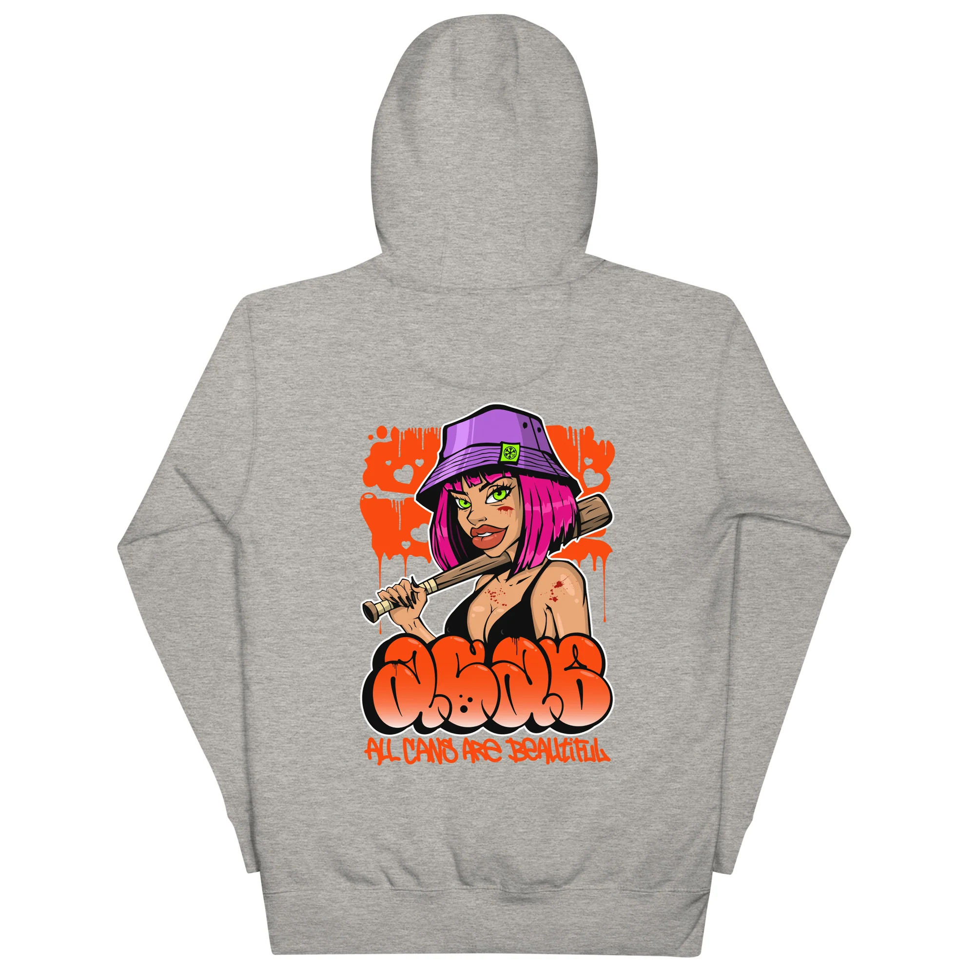 ACAB Girl Graffiti Hoodie - Image 43