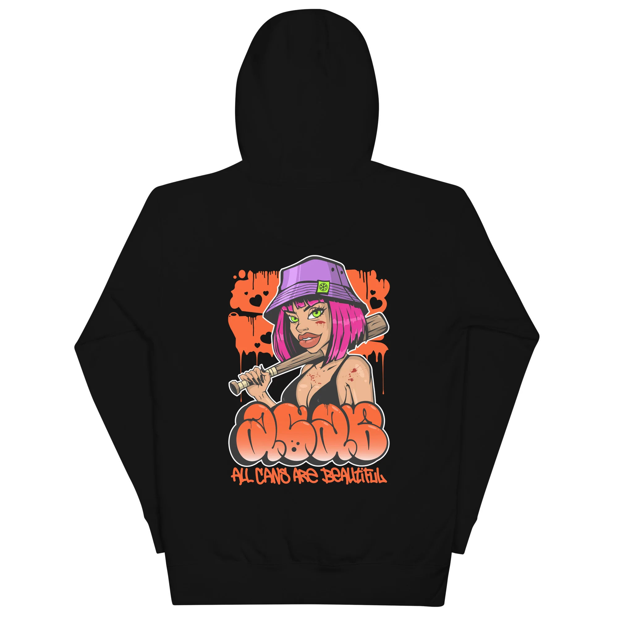 ACAB Girl Graffiti Hoodie - Image 8