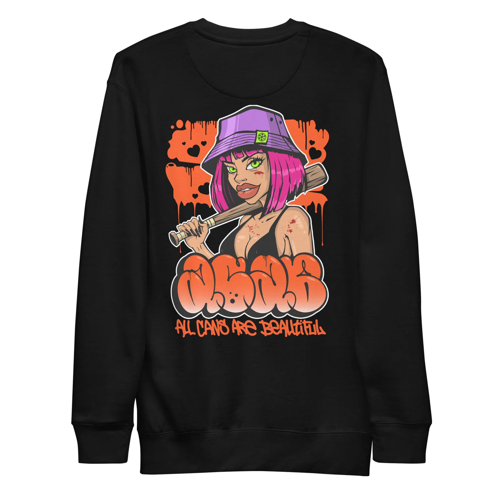 ACAB Girl Graffiti Sweatshirt