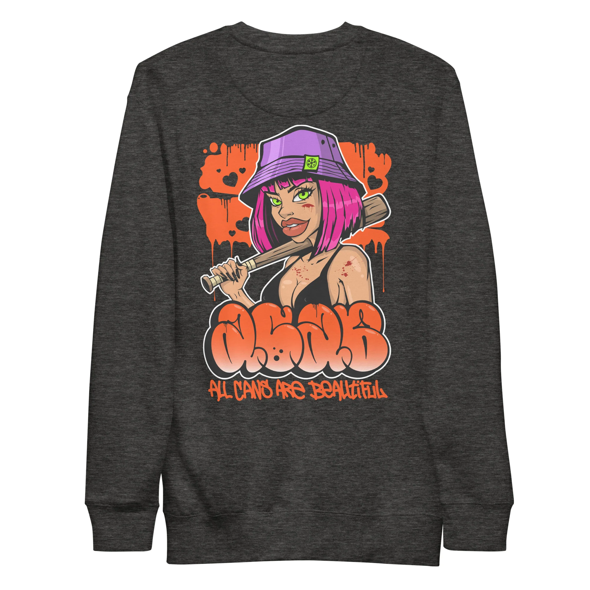 ACAB Girl Graffiti Sweatshirt - Image 15