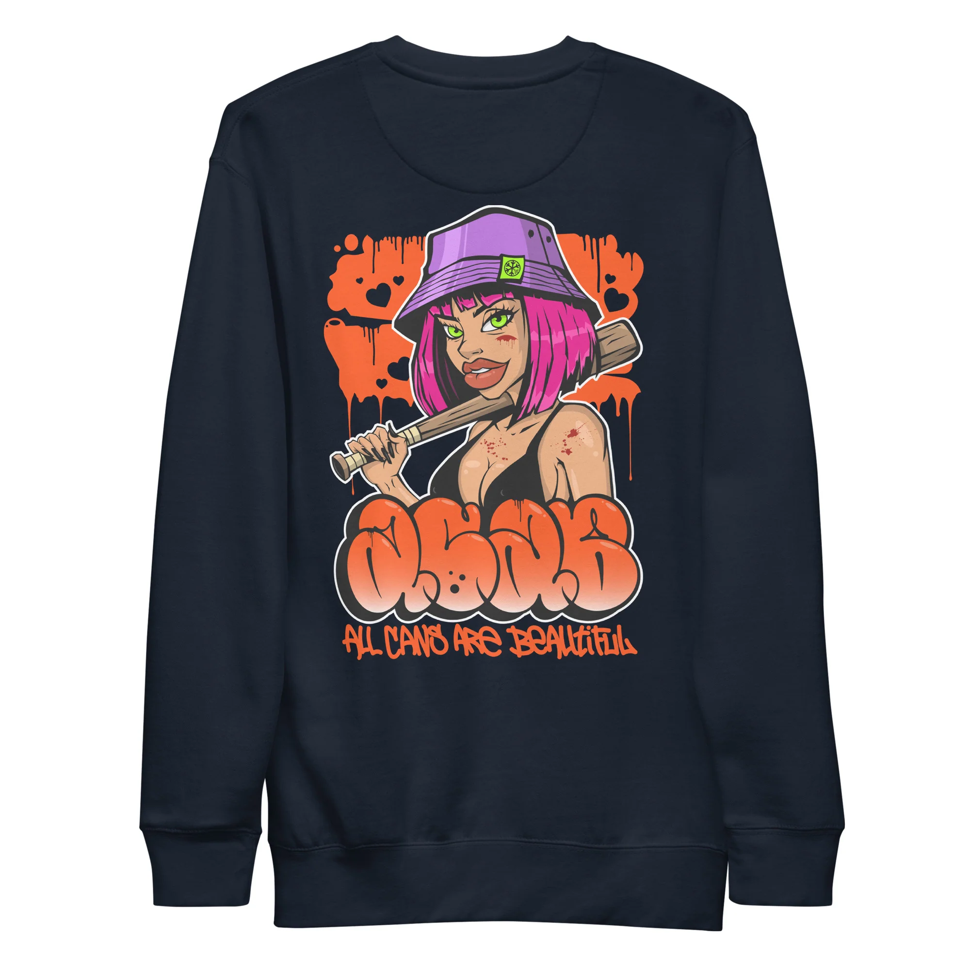 ACAB Girl Graffiti Sweatshirt - Image 8