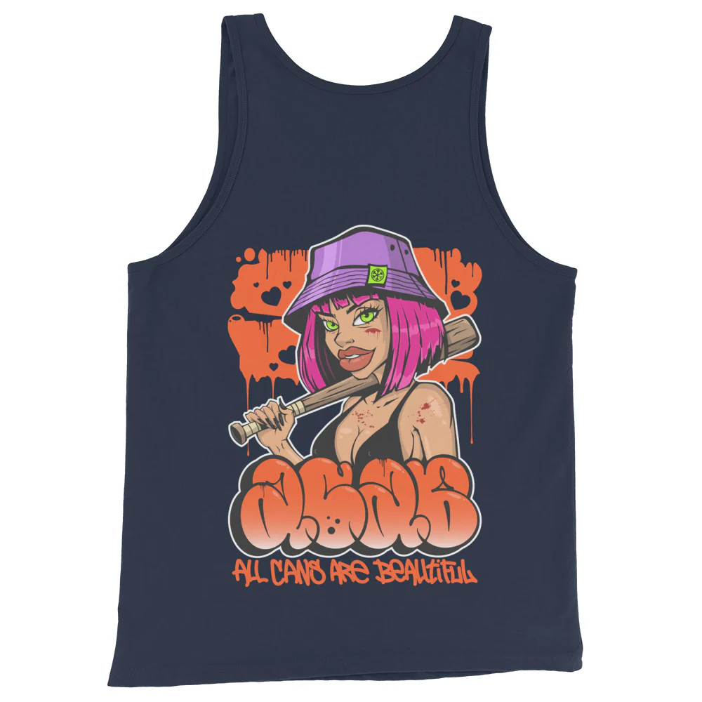 ACAB Girl Graffiti Tank Top - Image 3