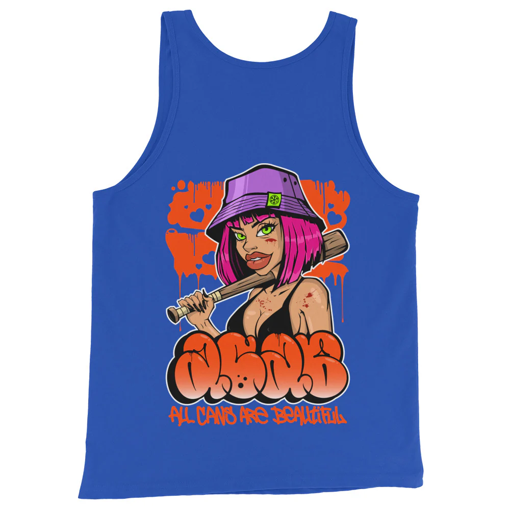 ACAB Girl Graffiti Tank Top - Image 5