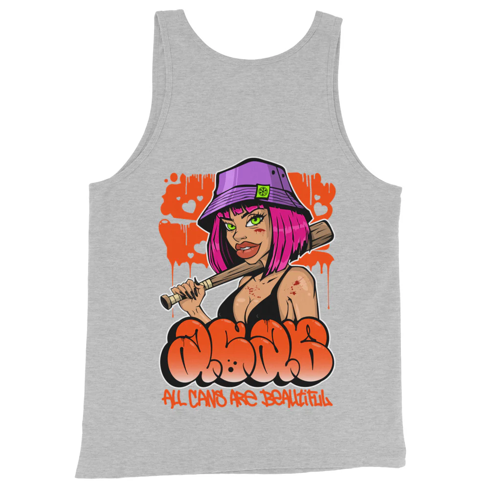 ACAB Girl Graffiti Tank Top - Image 9