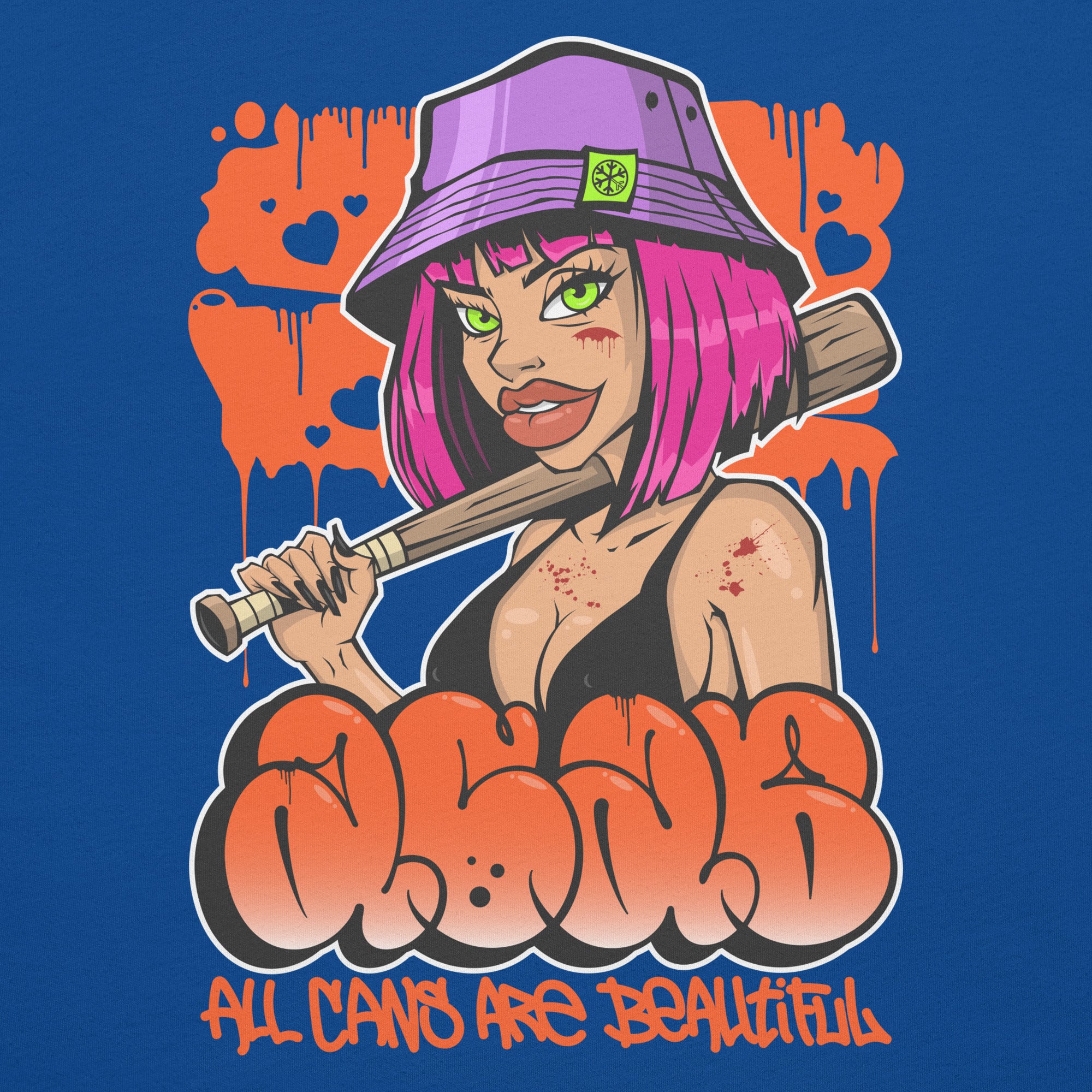 ACAB Girl Graffiti Tee - Image 23
