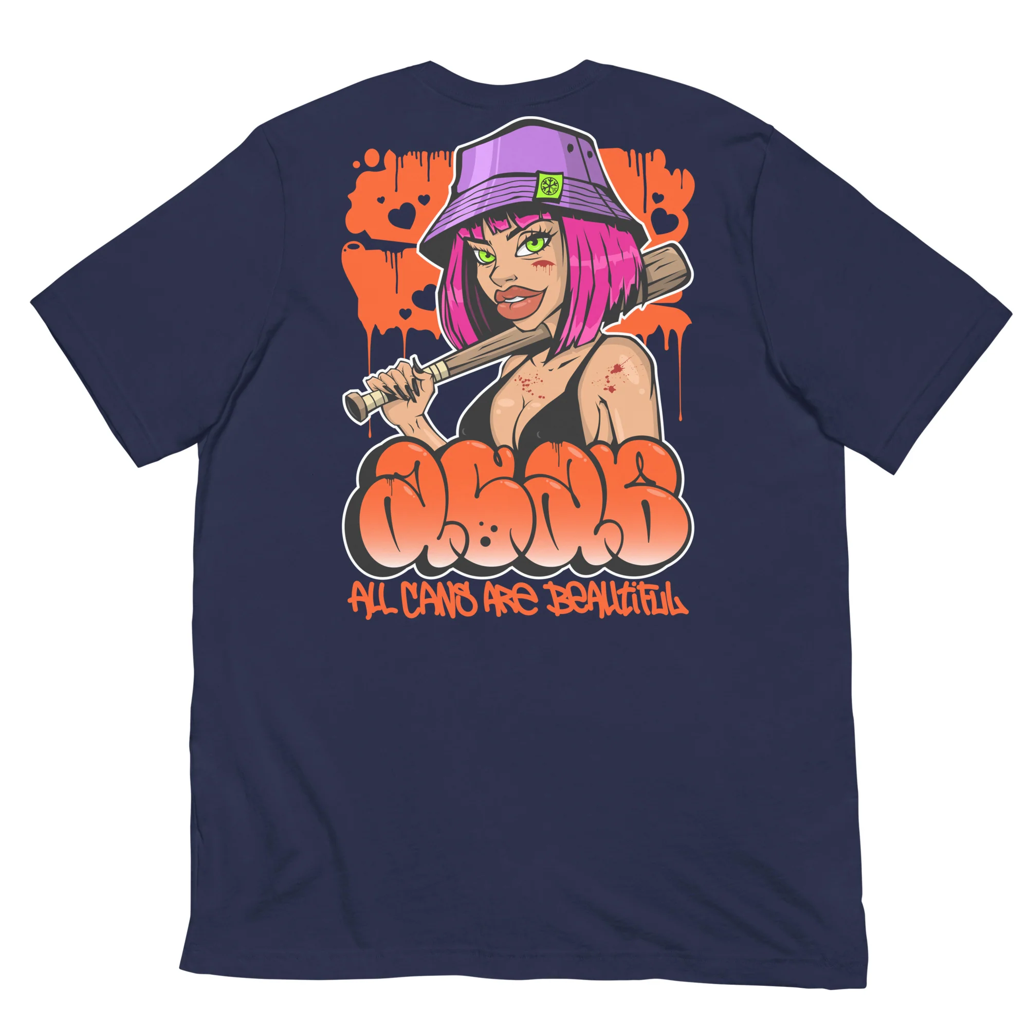 ACAB Girl Graffiti Tee - Image 8