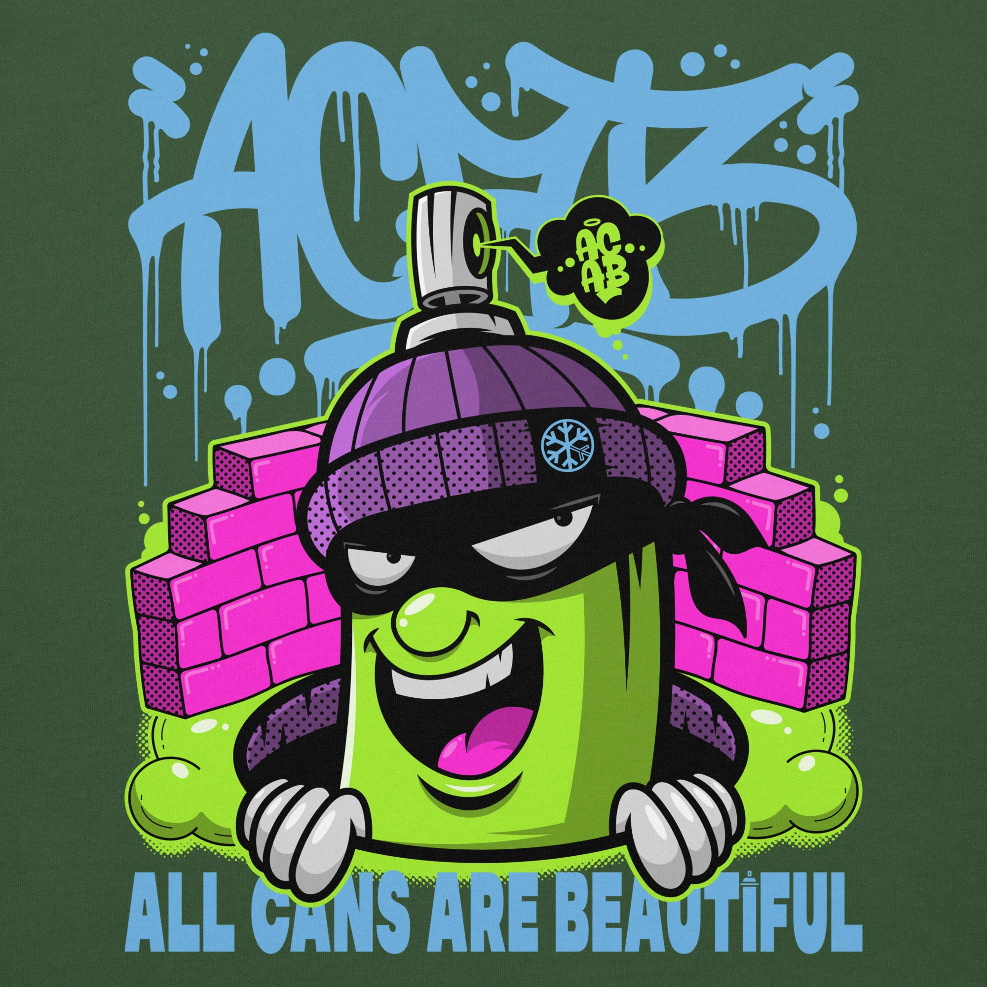 ACAB Graffiti Character Sweatshirt - Image 24