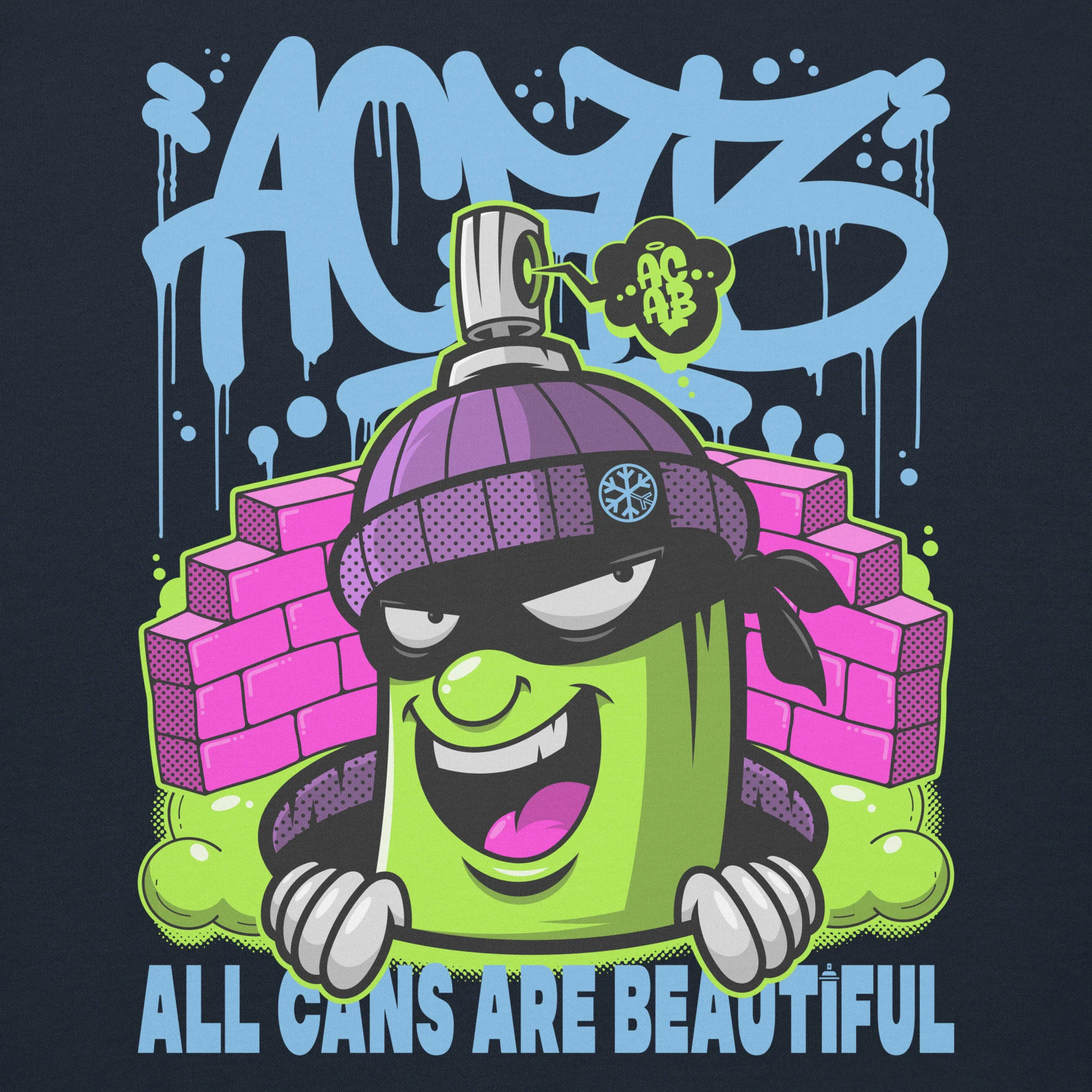 ACAB Graffiti Character Sweatshirt - Image 3