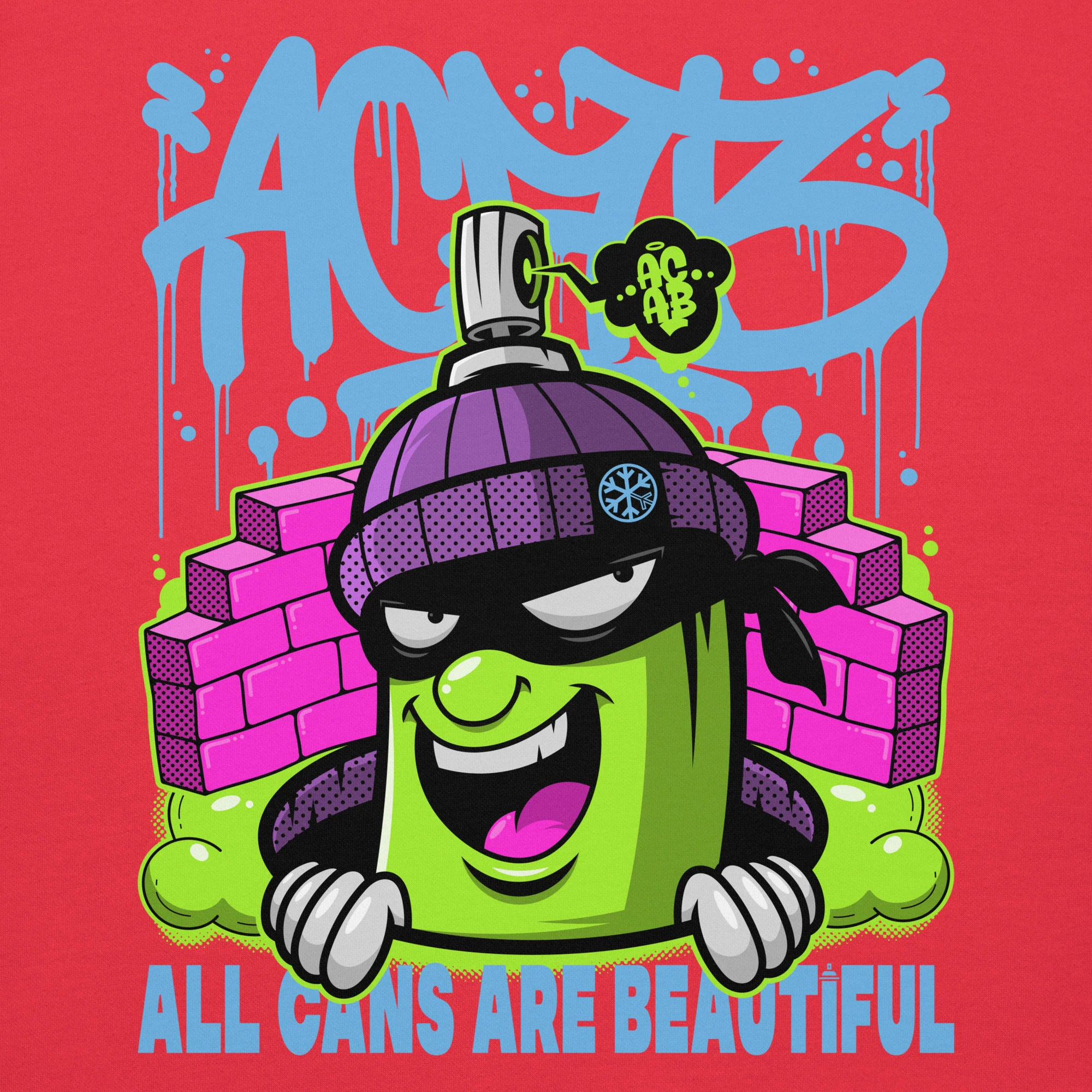 ACAB Graffiti Character Sweatshirt - Image 31
