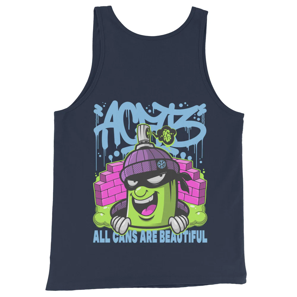 ACAB Graffiti Character Tank Top - Image 3