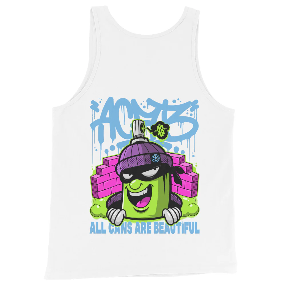ACAB Graffiti Character Tank Top - Image 7