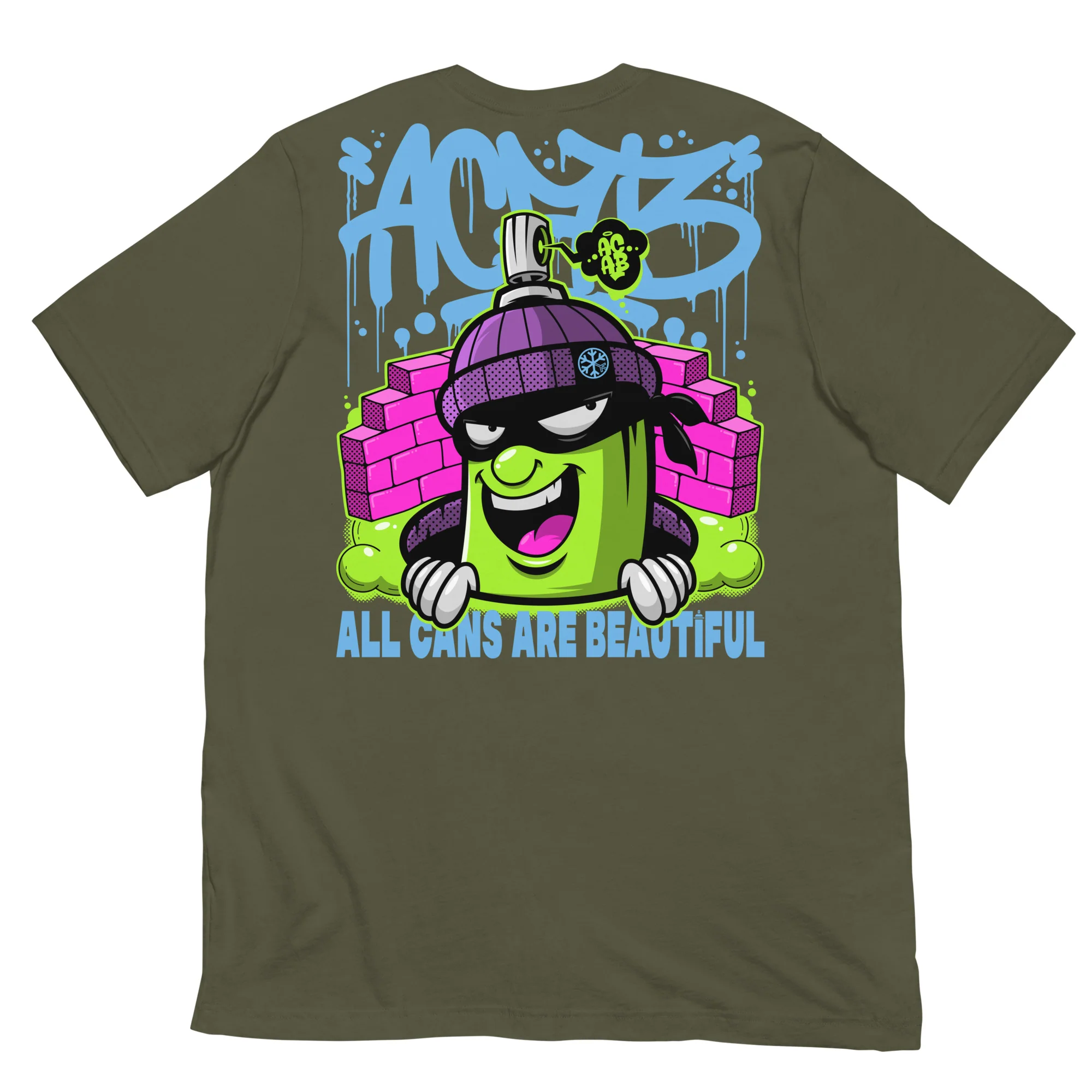 ACAB Graffiti Character Tee - Image 22