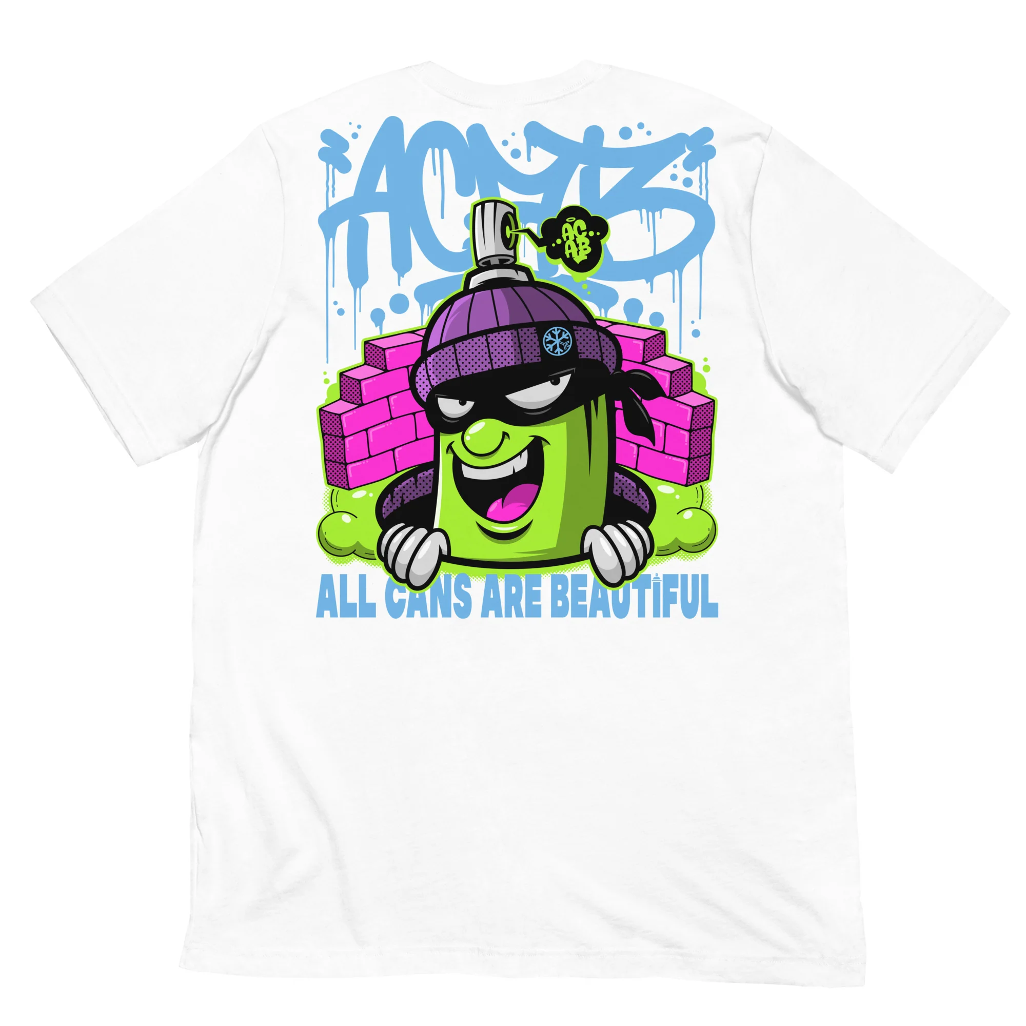 ACAB Graffiti Character Tee - Image 43