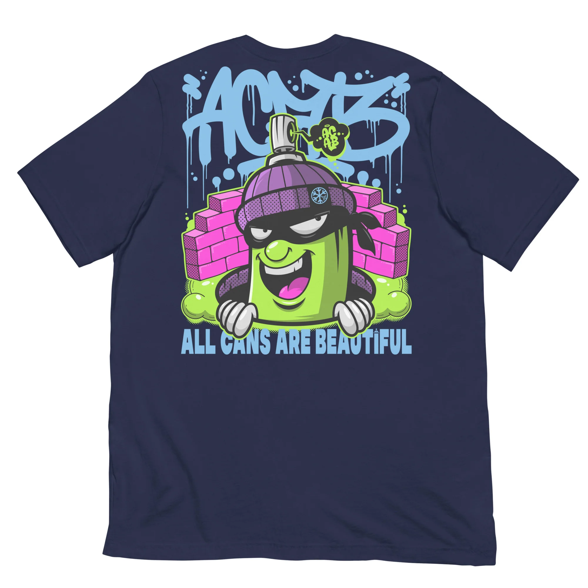 ACAB Graffiti Character Tee - Image 8