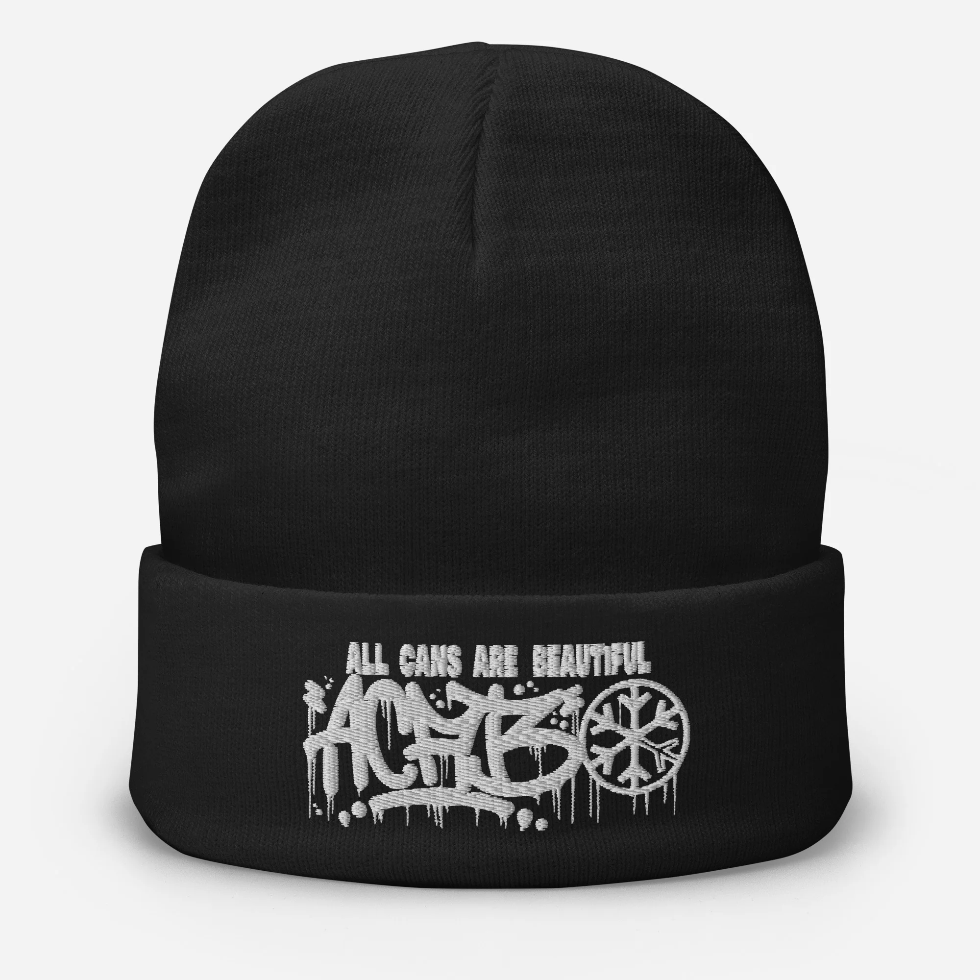 ACAB Graffiti Tag Beanie Hat - Image 3