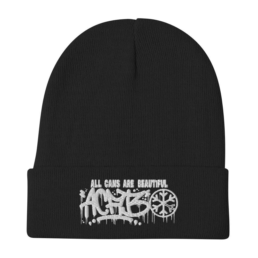 ACAB Graffiti Tag Beanie Hat - Image 4