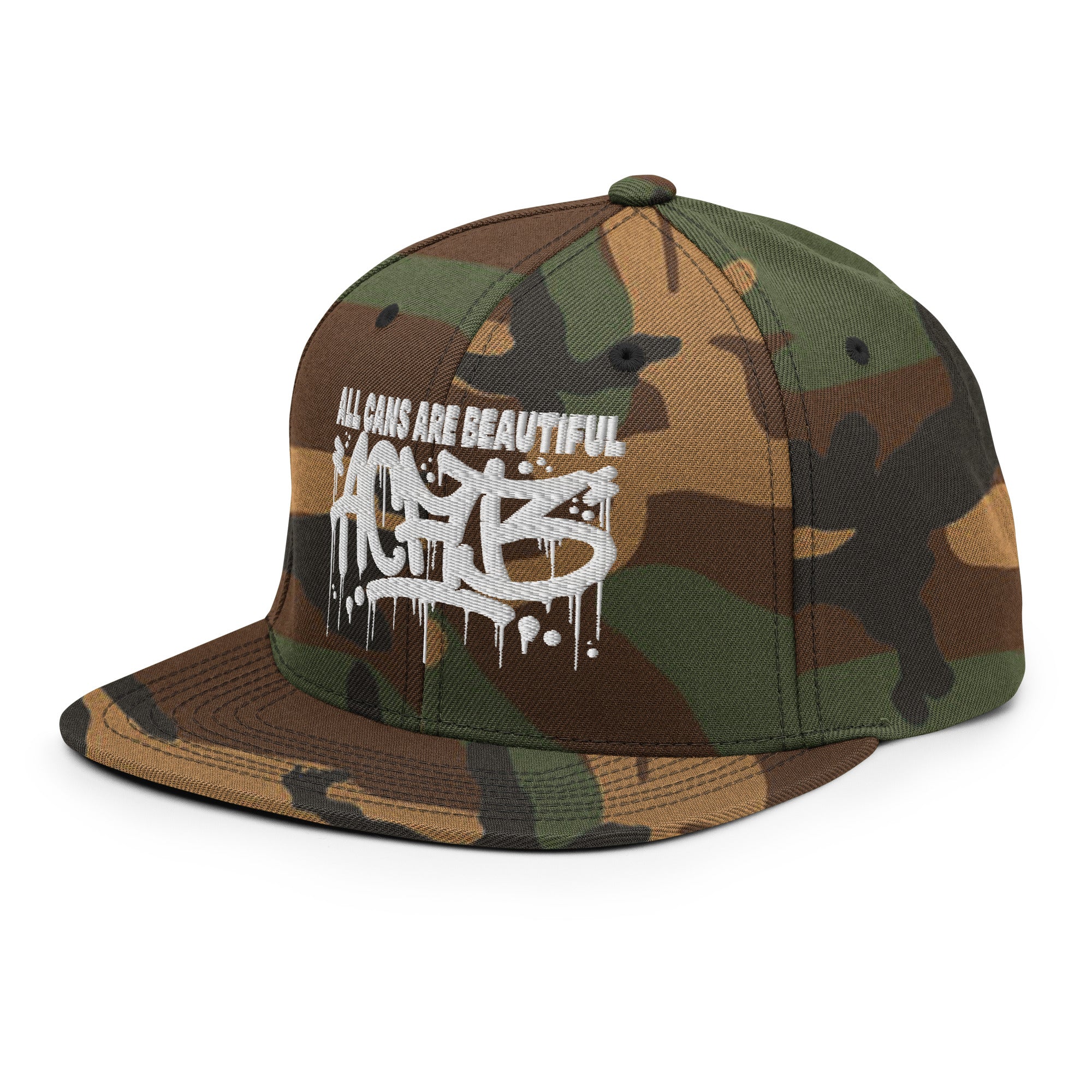 Acab Graffiti Tag Snapback Hat - Image 32