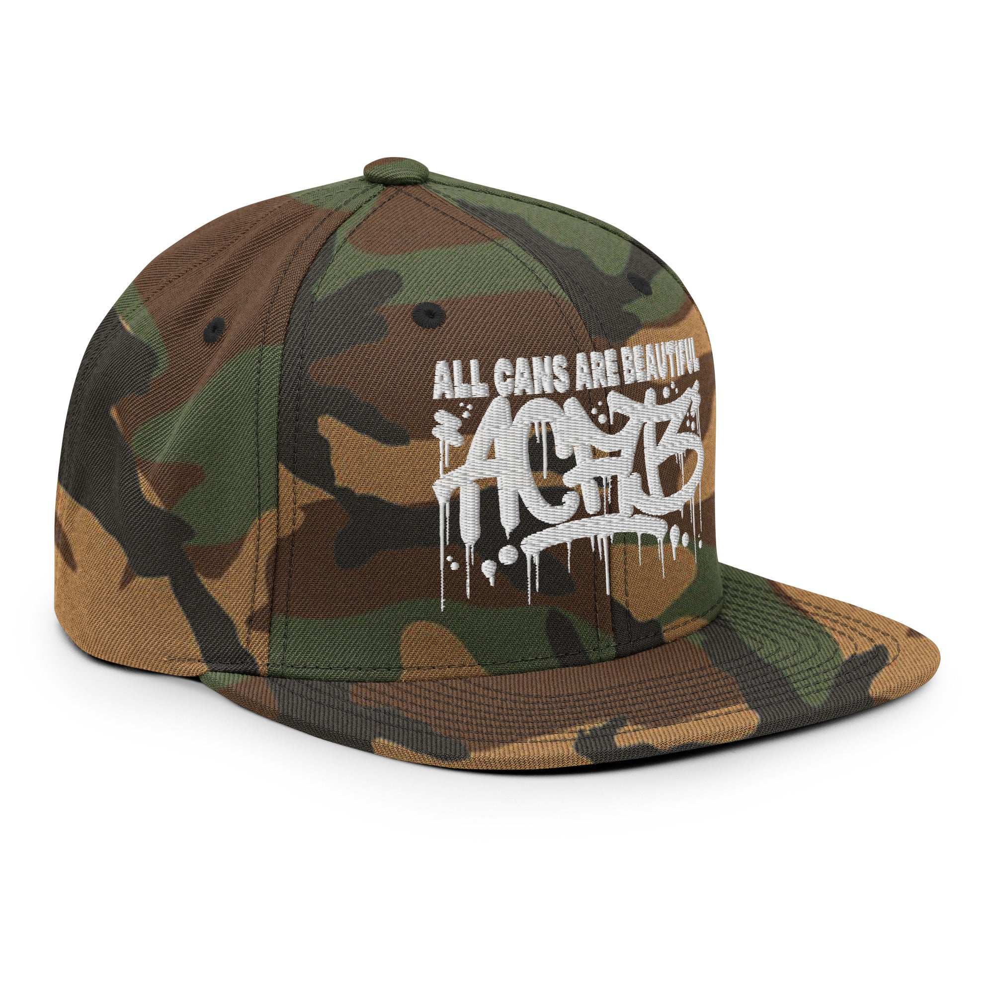 Acab Graffiti Tag Snapback Hat - Image 34