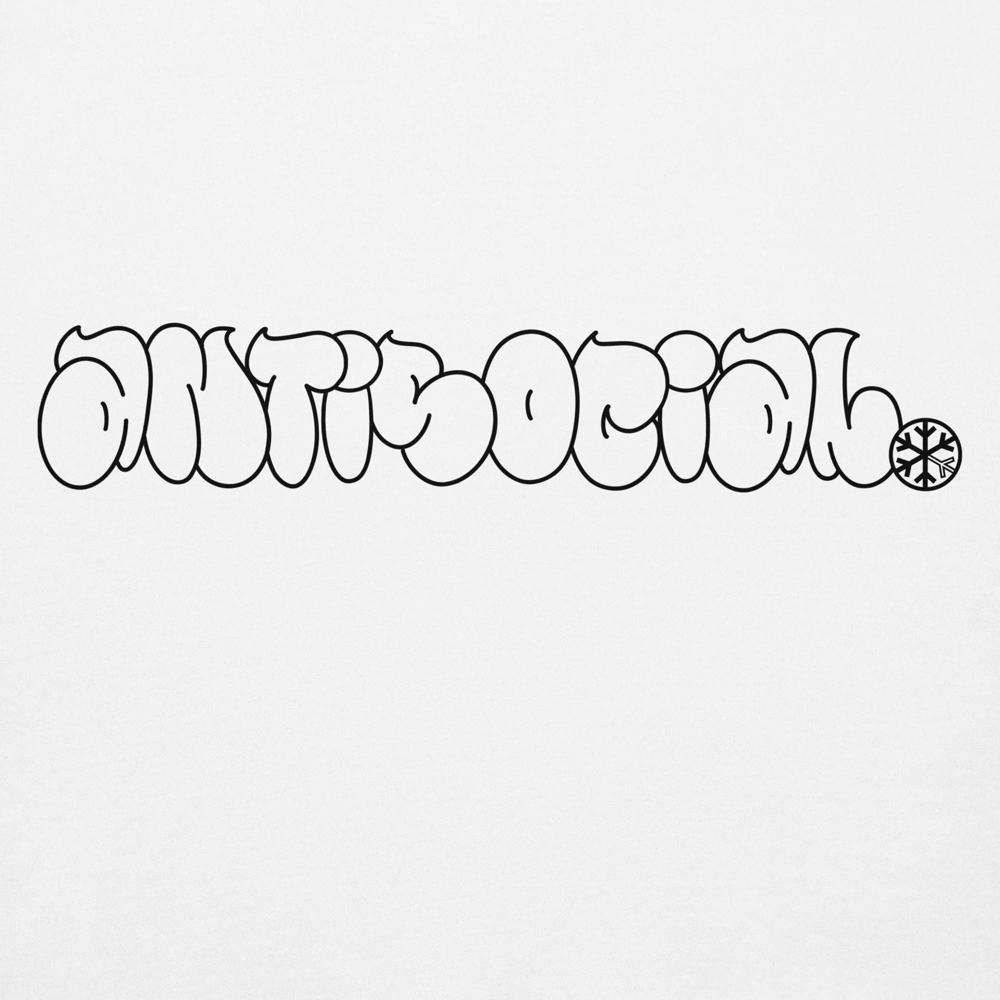 Antisocial Graffiti Hollow Hoodie - Image 50