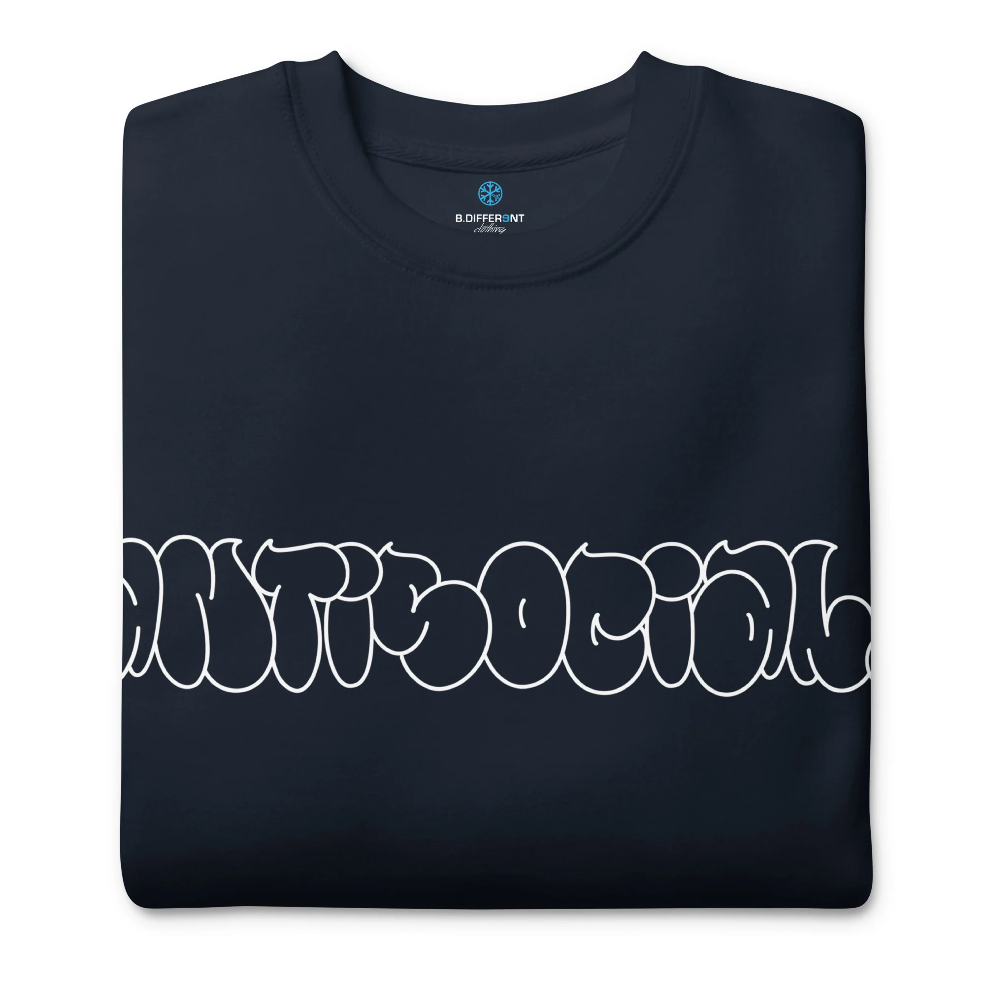 Antisocial Graffiti Hollow Sweatshirt - Image 15