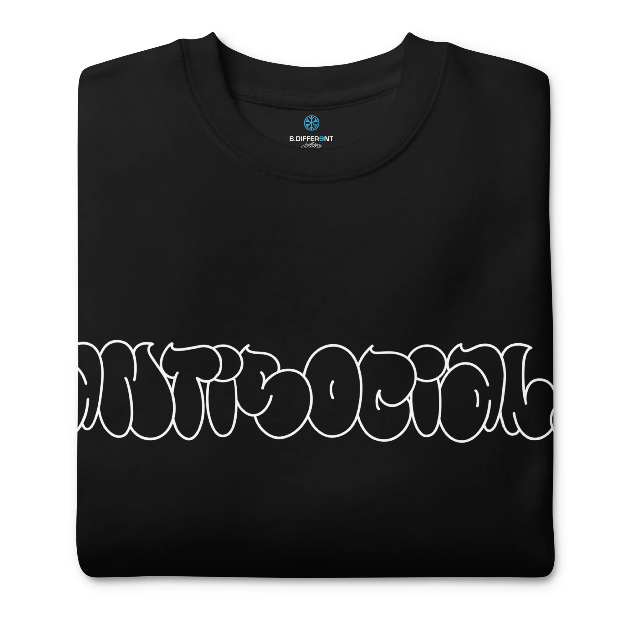Antisocial Graffiti Hollow Sweatshirt - Image 9