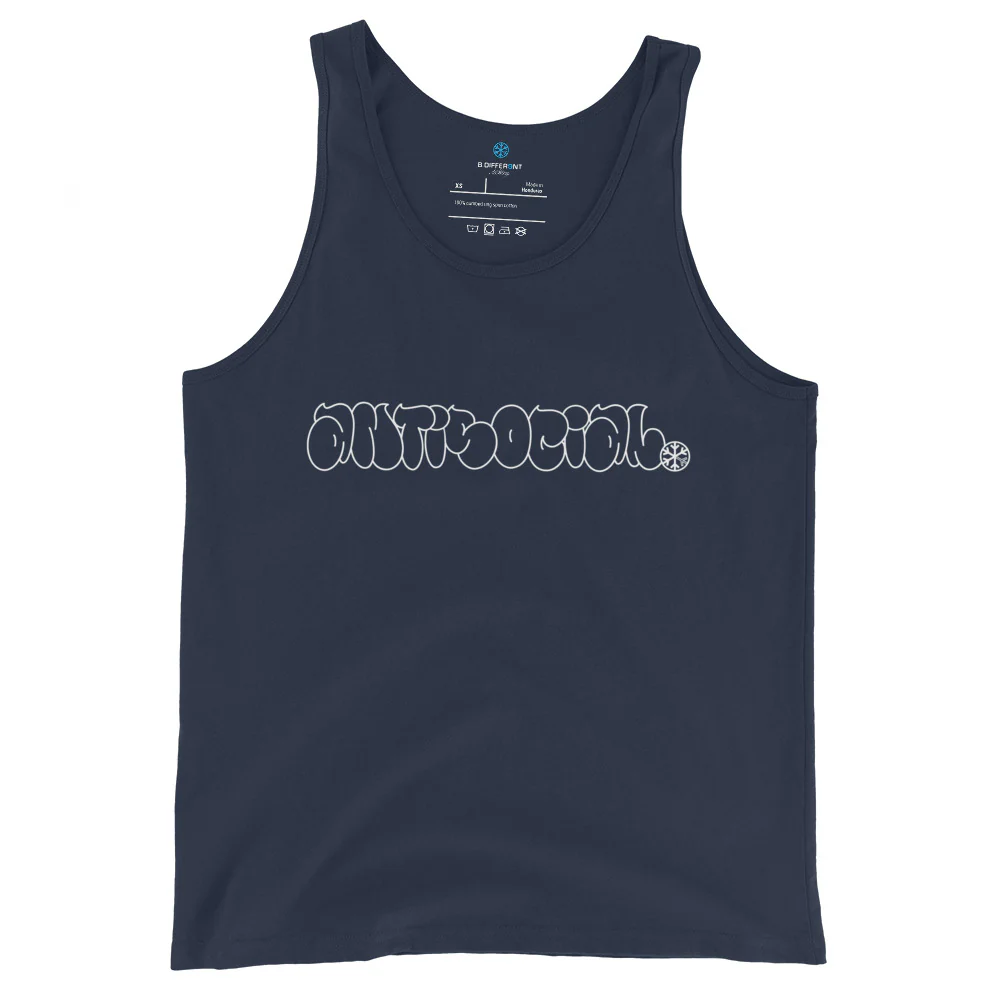 Antisocial Graffiti Hollow Tank Top