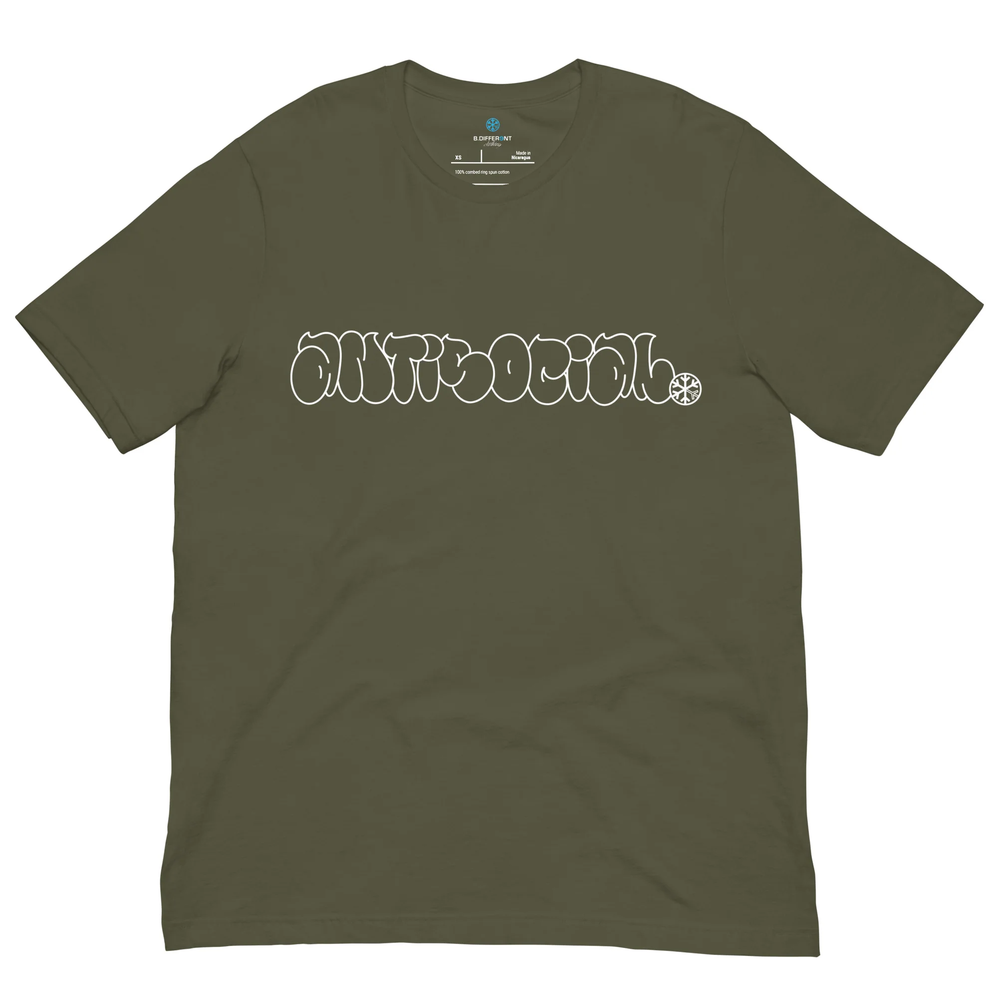 Antisocial Graffiti Hollow Tee - Image 14