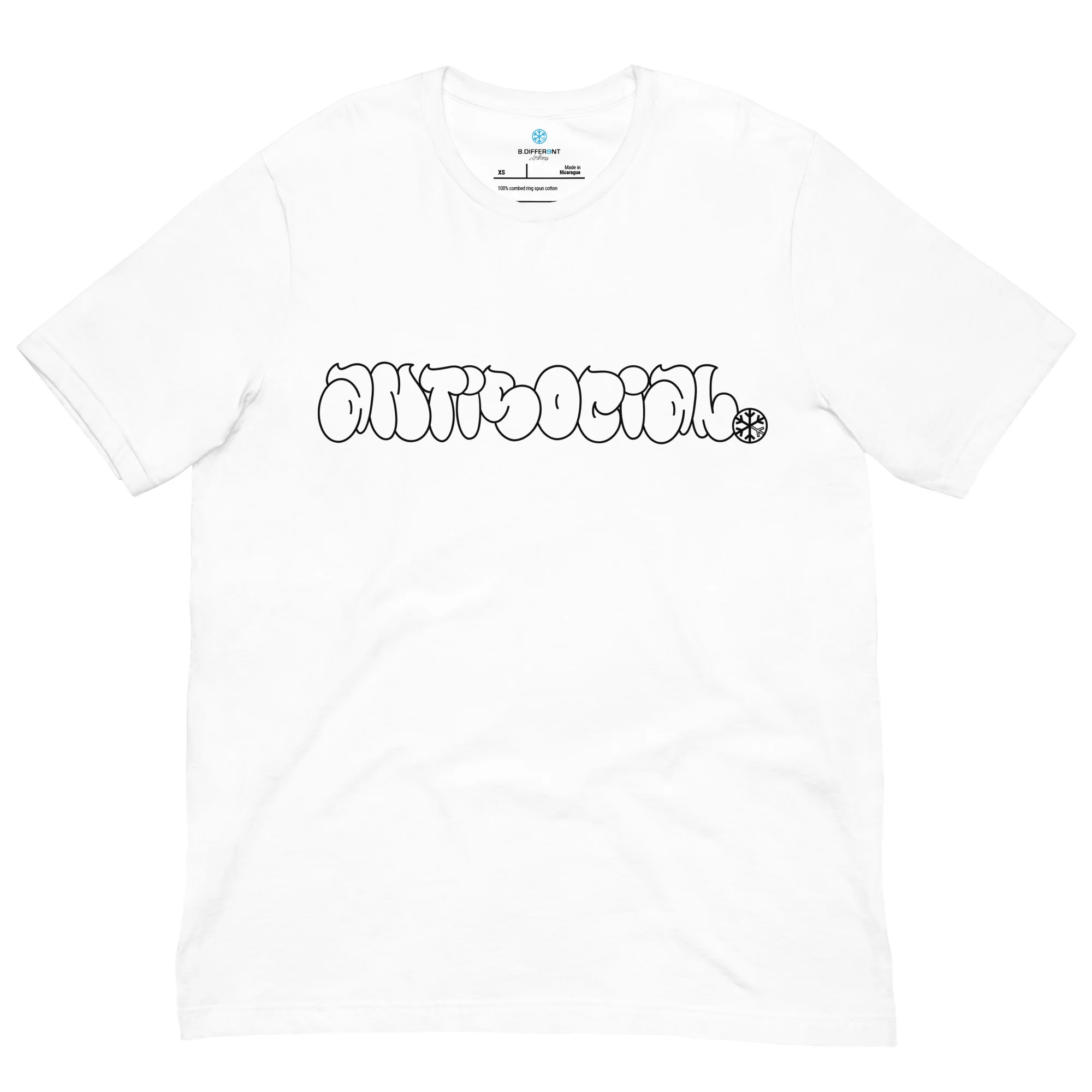 Antisocial Graffiti Hollow Tee - Image 38