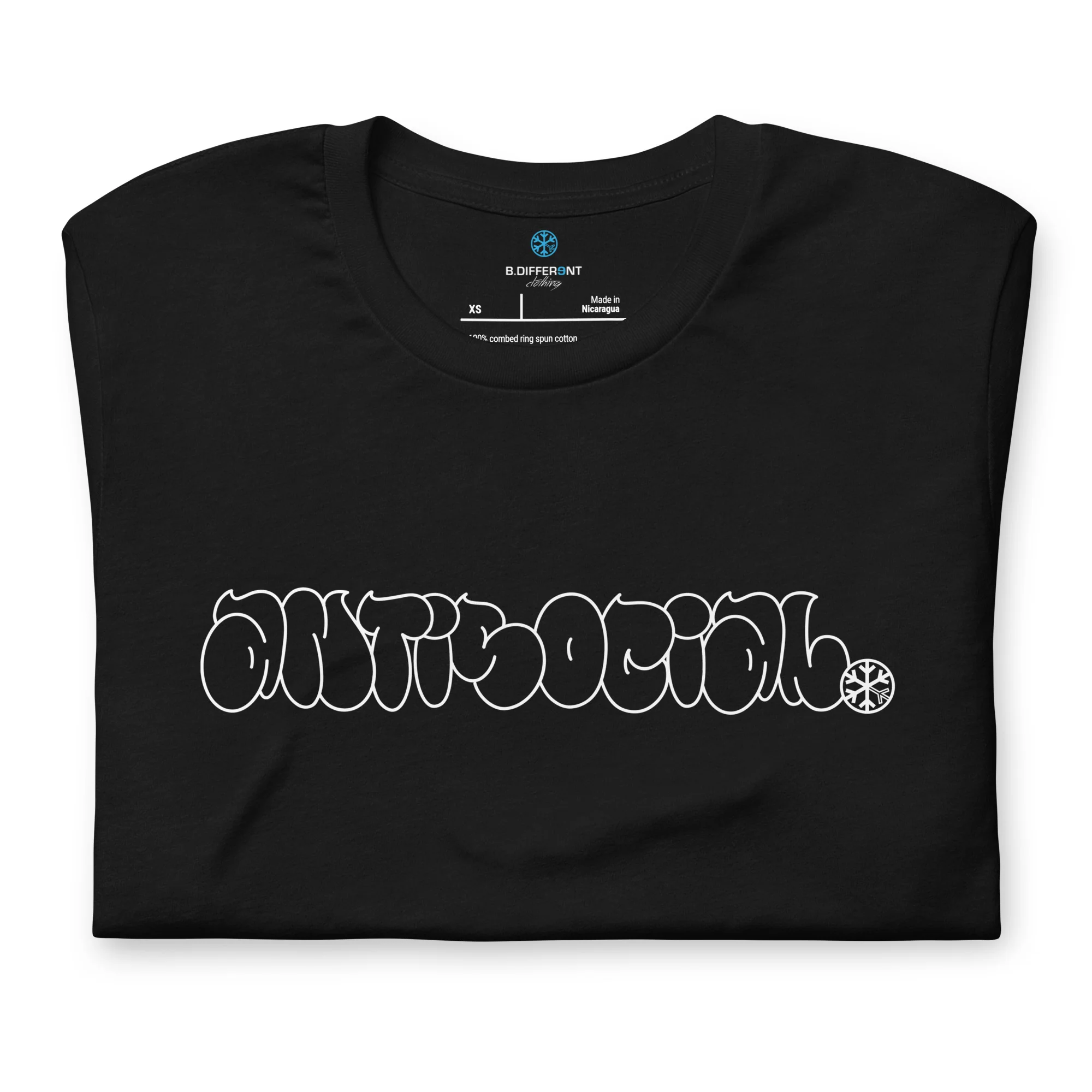 Antisocial Graffiti Hollow Tee - Image 5