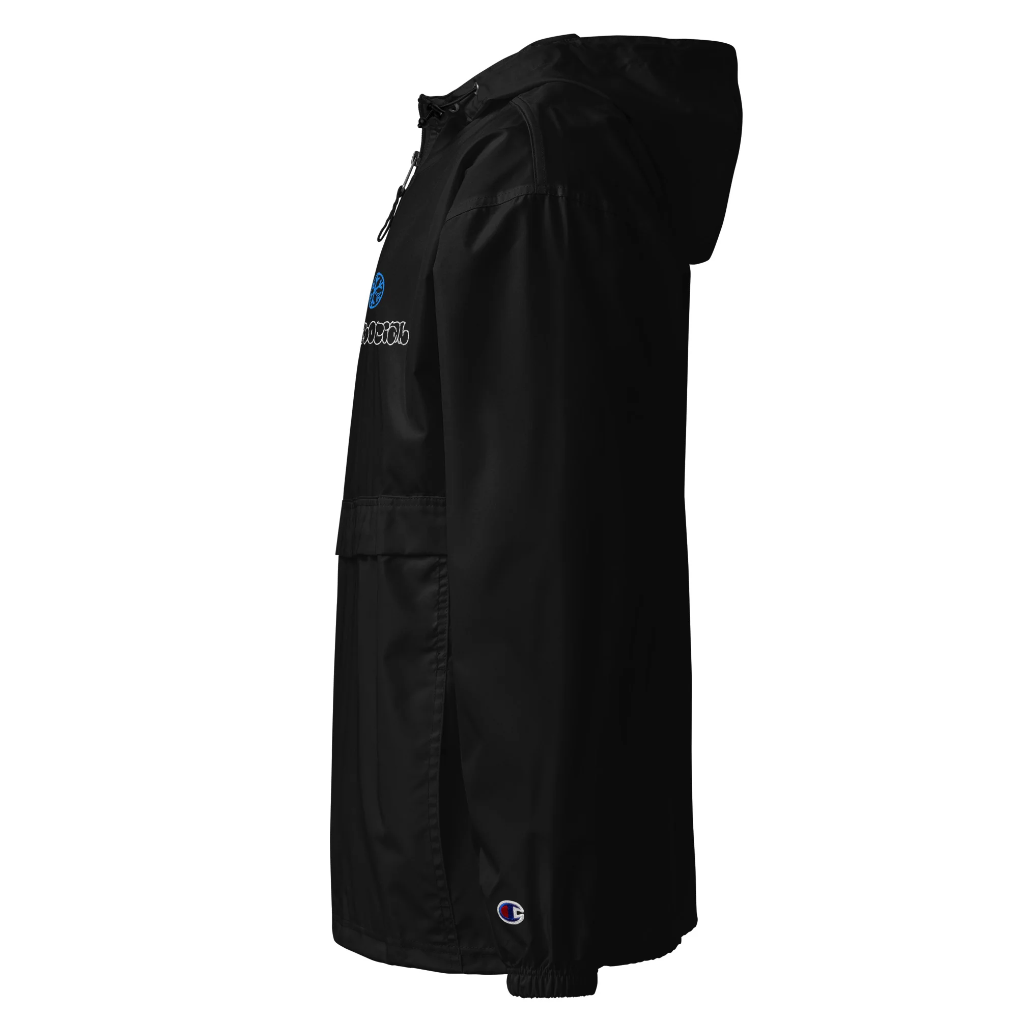 Antisocial Graffiti Hollow Windbreaker Jacket - Image 5