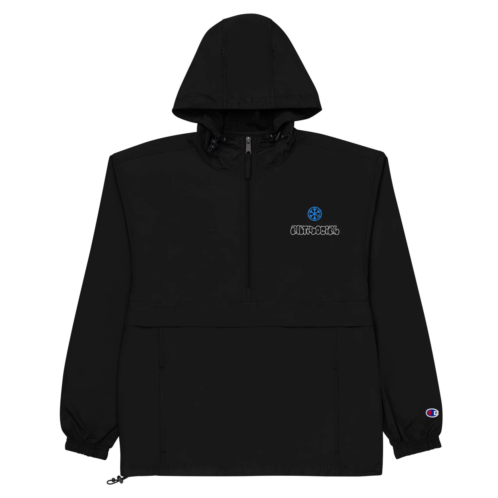Antisocial Graffiti Hollow Windbreaker Jacket - Image 7