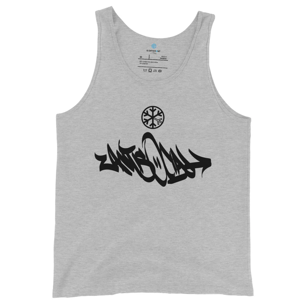 Antisocial Graffiti Tag Tank Top - Image 11