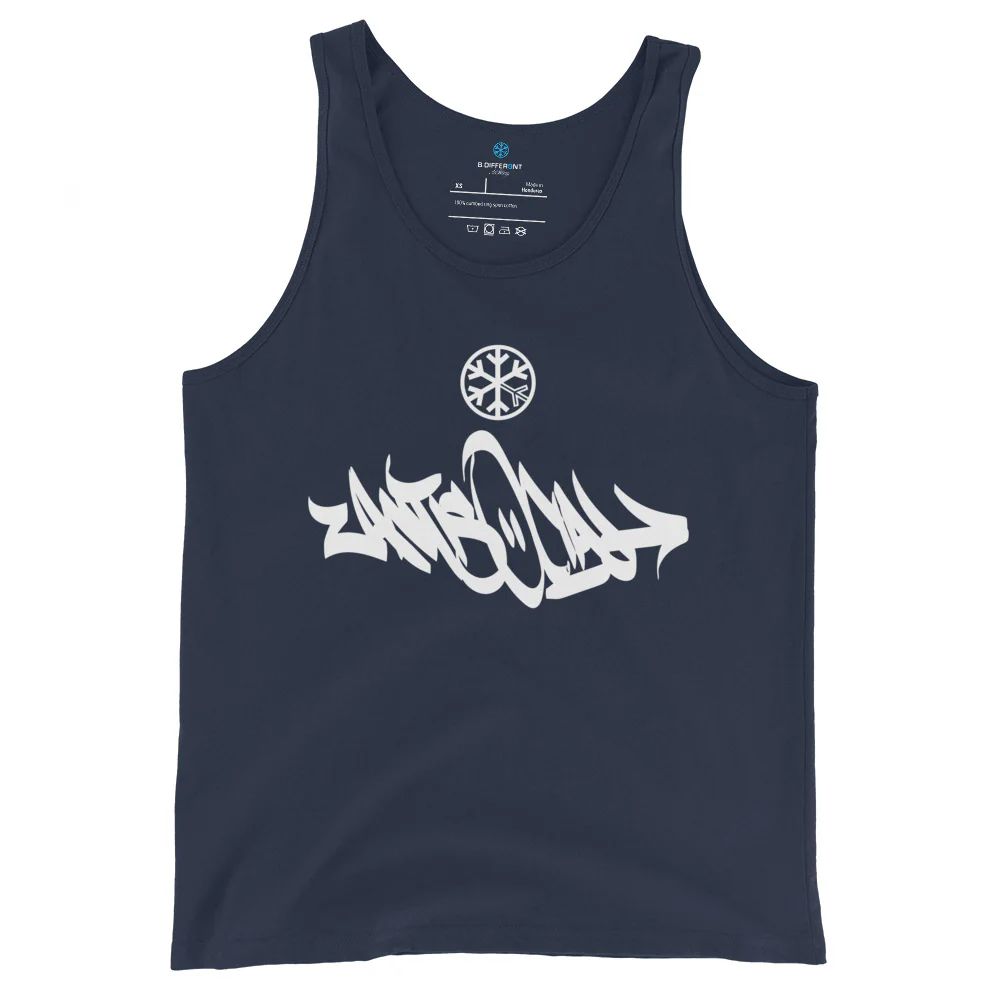 Antisocial Graffiti Tag Tank Top - Image 5