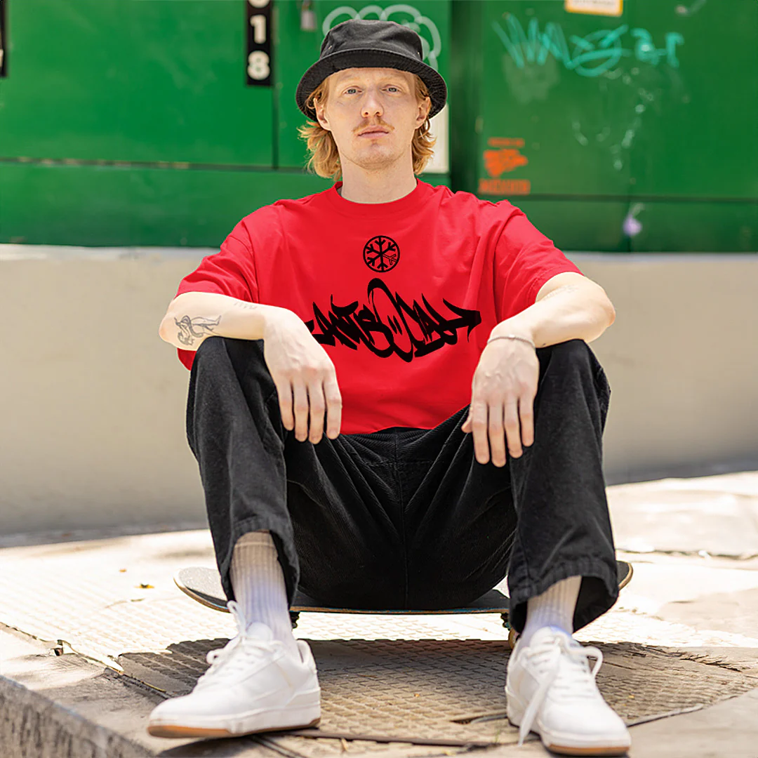 Antisocial Graffiti Tag Tee - Image 9
