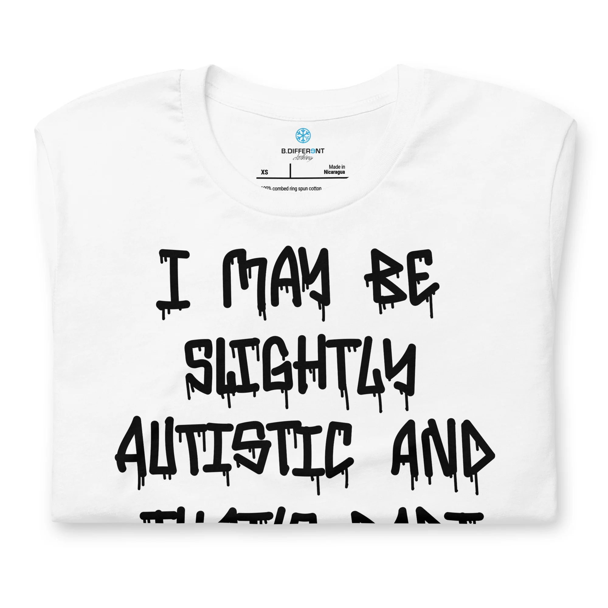 Autistic Graffiti Tag Tee - Image 4