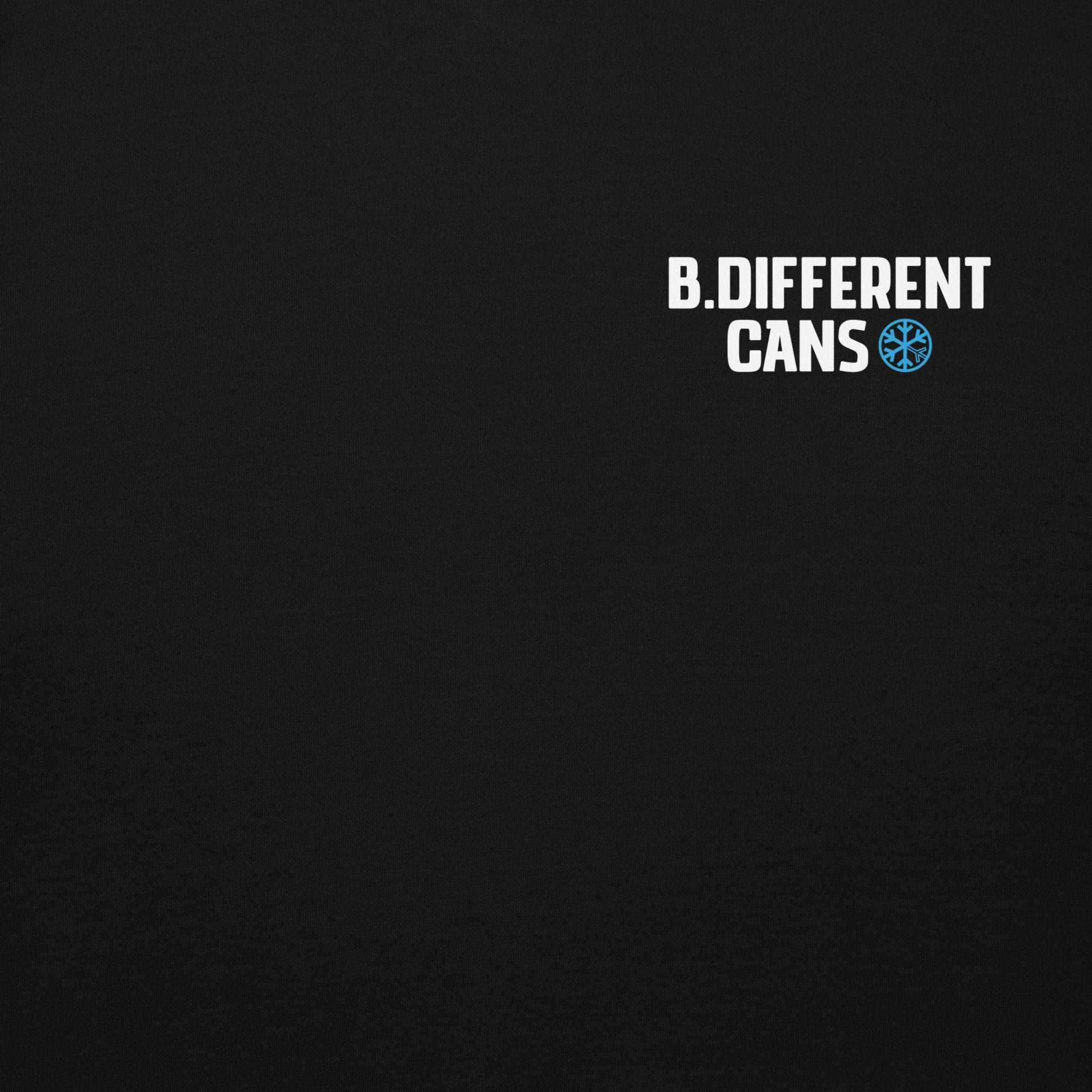 B.Different BLACK Can Hoodie - Image 4