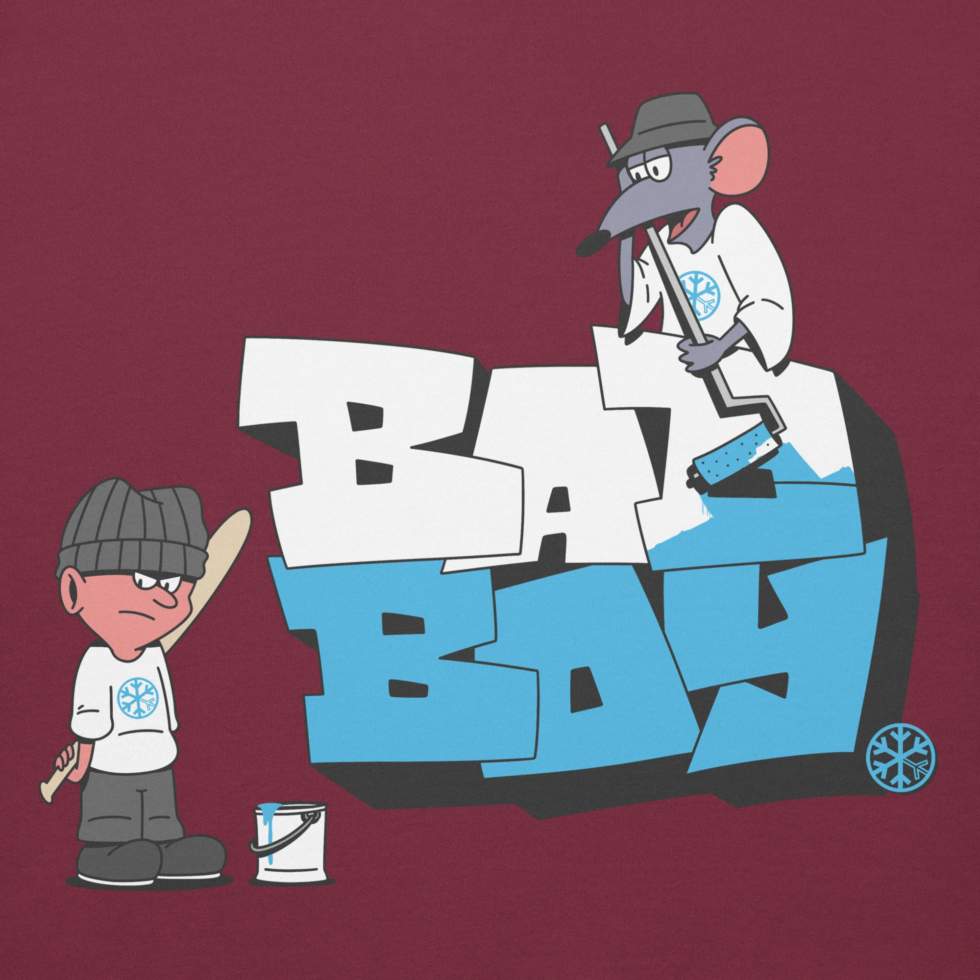 Bad Boy Graffiti Hoodie - Image 8