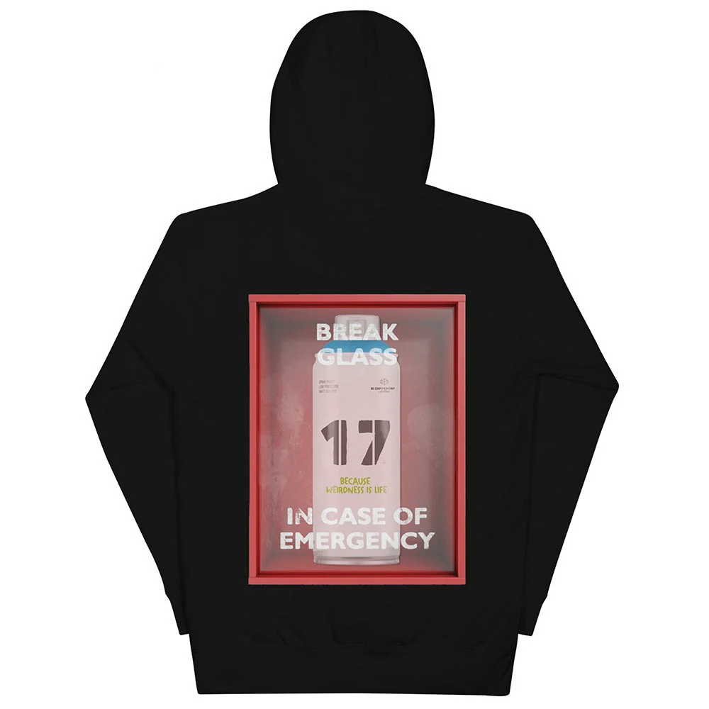 B.DFRNT 17 Can Graffiti Hoodie - Image 8