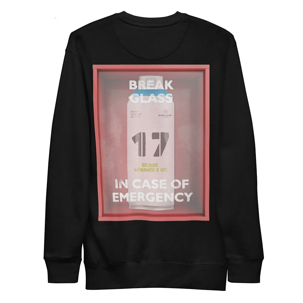 B.DFRNT 17 Can Graffiti Sweatshirt
