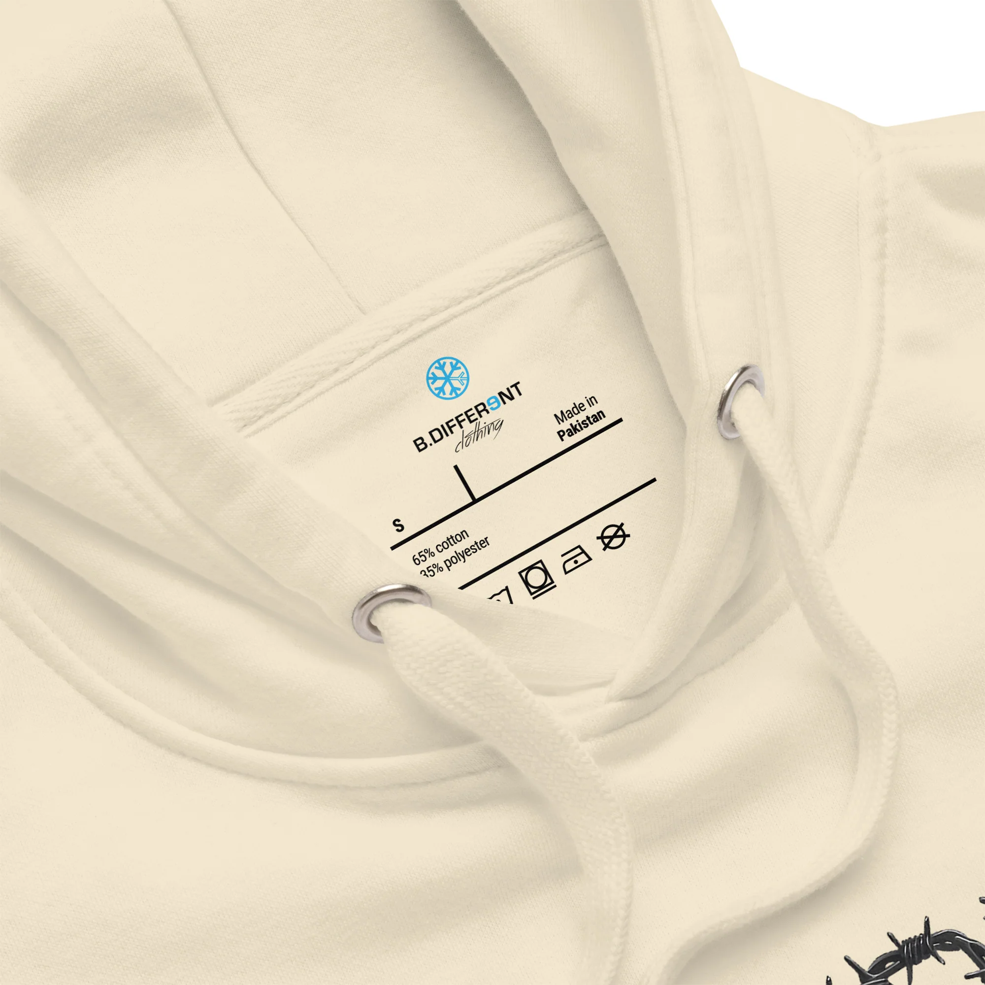 B.DFRNT Barbed Wire Hoodie - Image 4