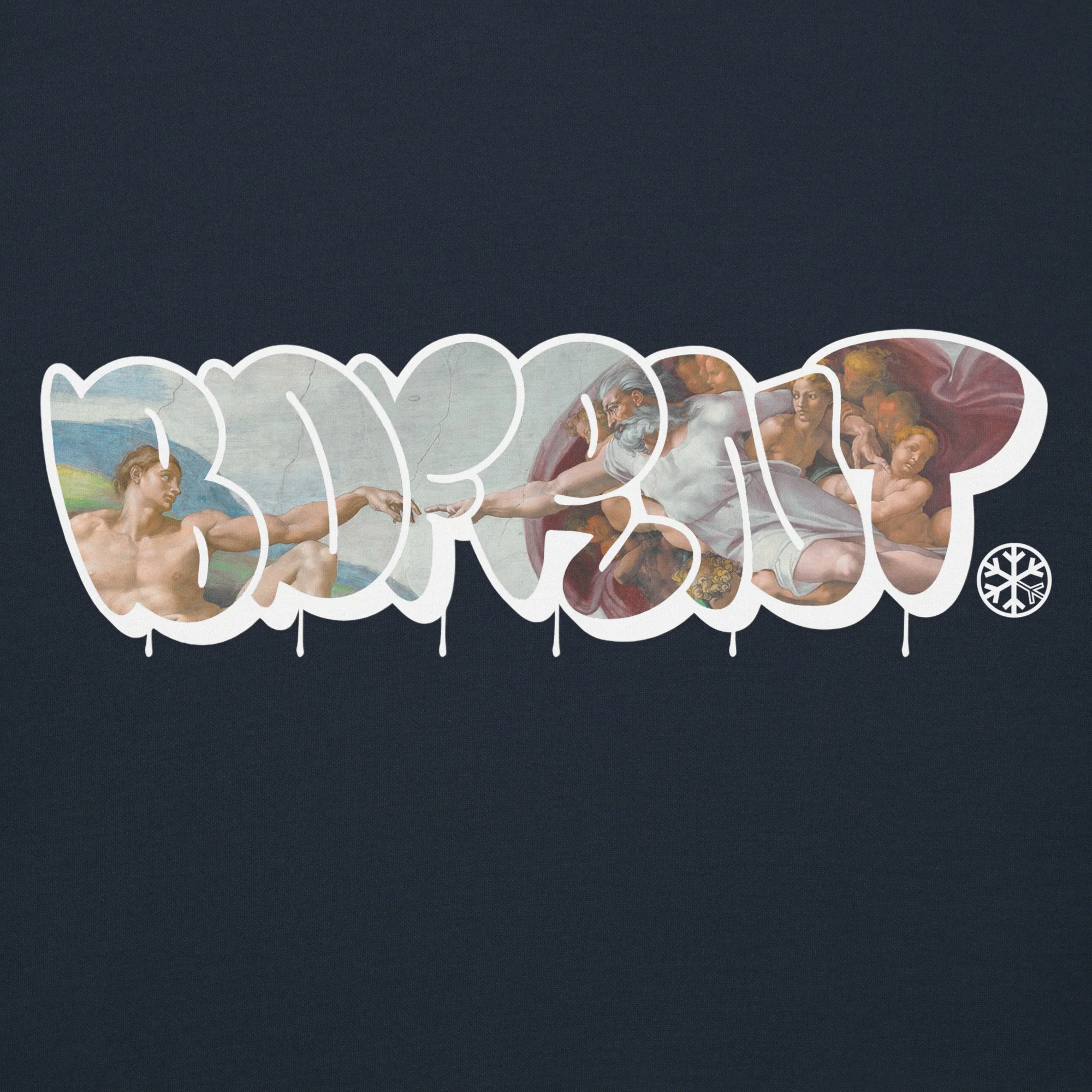 BDFRNT Throwie x Creation of Adam Graffiti Hoodie - Image 2