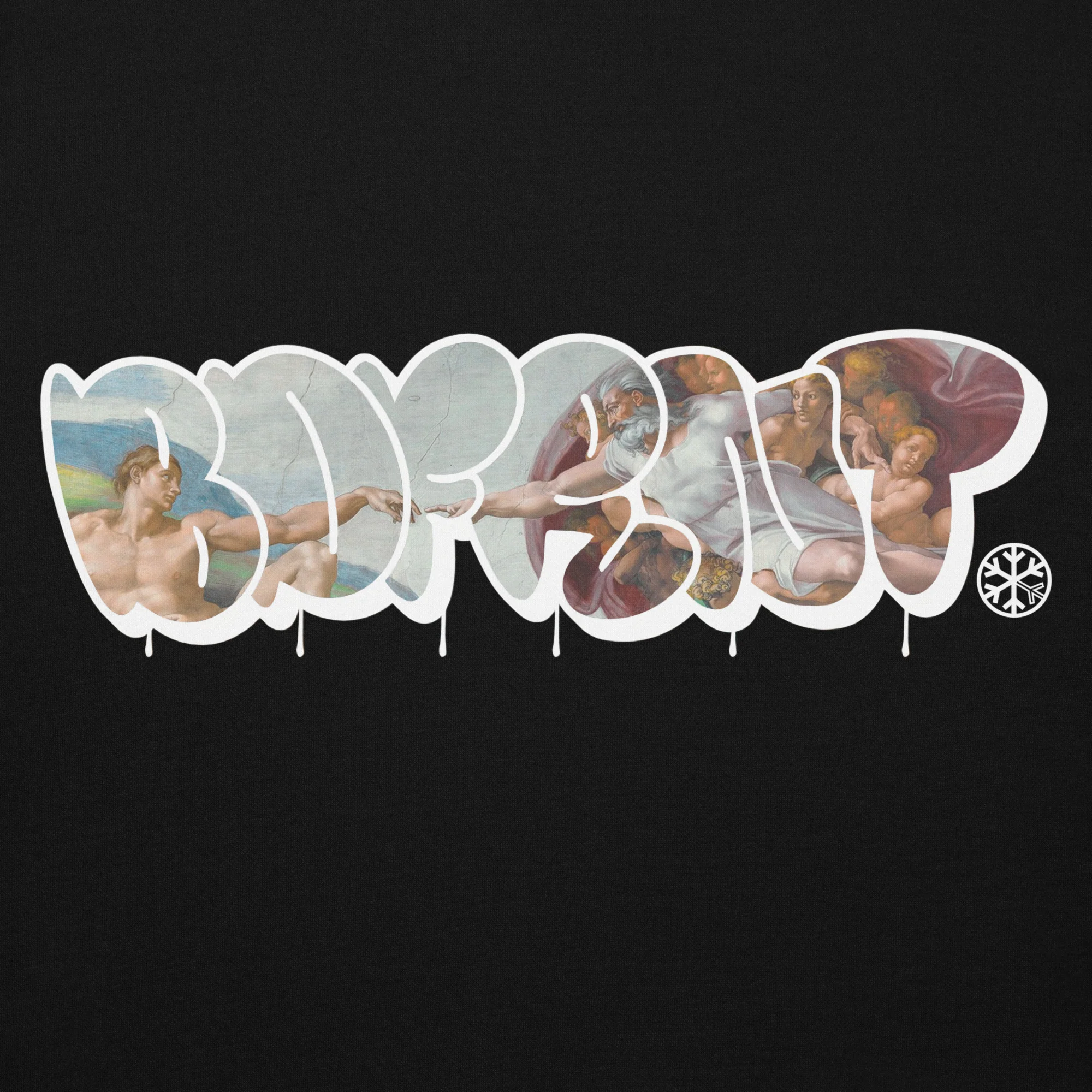BDFRNT Throwie x Creation of Adam Graffiti Hoodie - Image 8