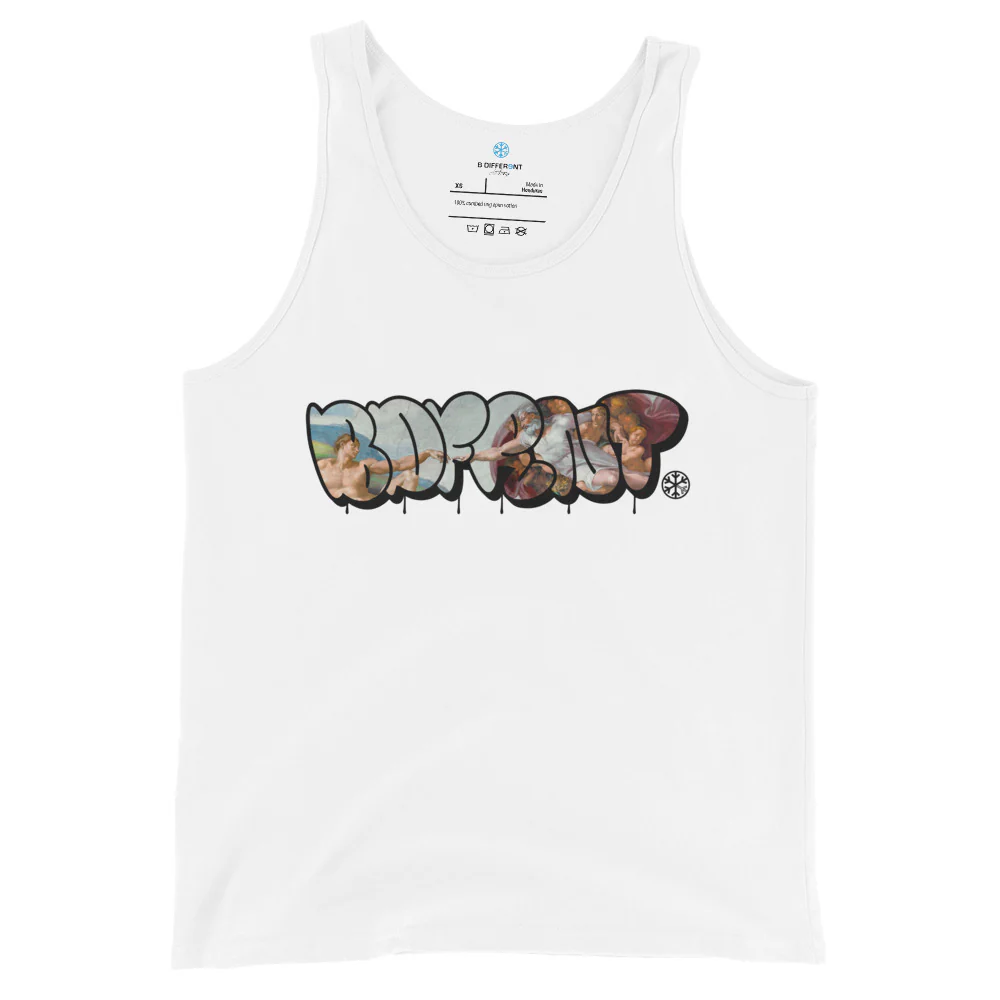 BDFRNT Throwie x Creation of Adam Graffiti Tank Top