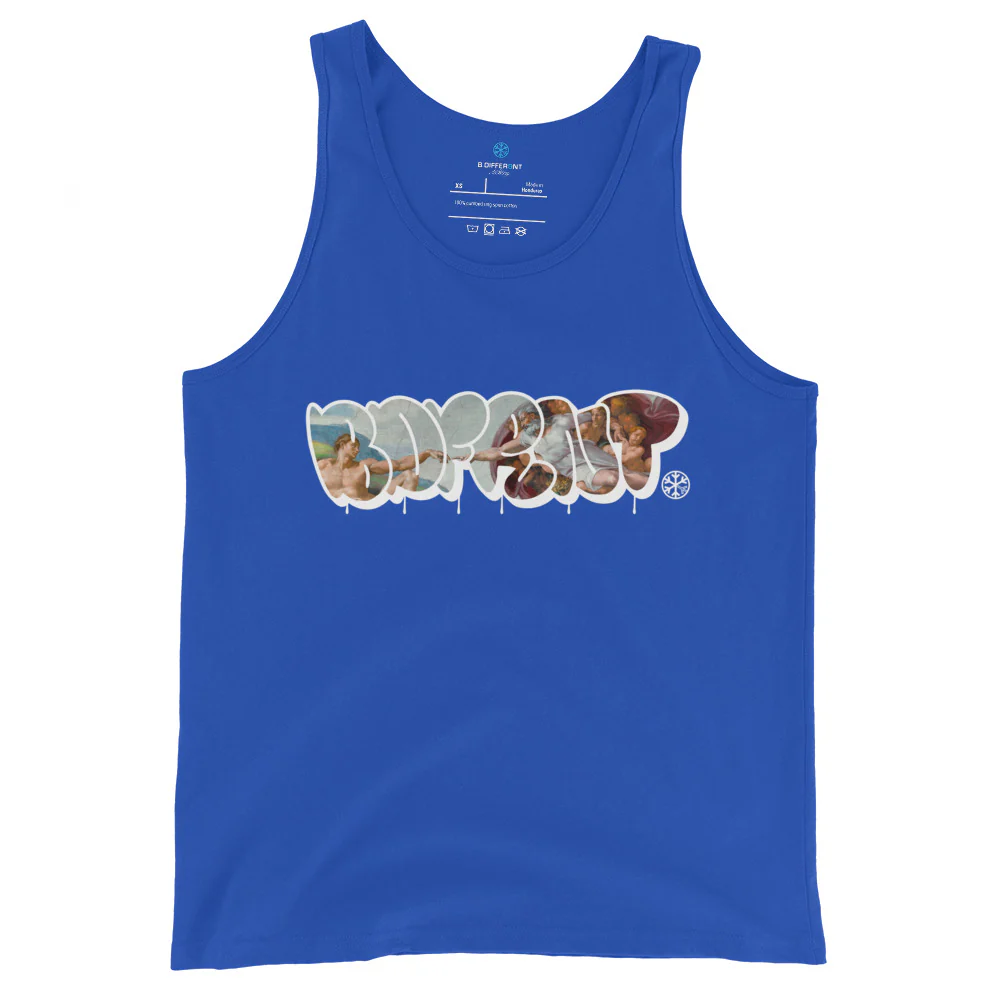 BDFRNT Throwie x Creation of Adam Graffiti Tank Top - Image 9