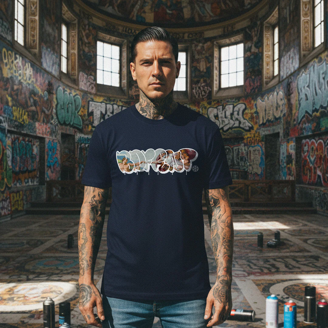 BDFRNT Throwie x Creation of Adam Graffiti Tee - Image 2