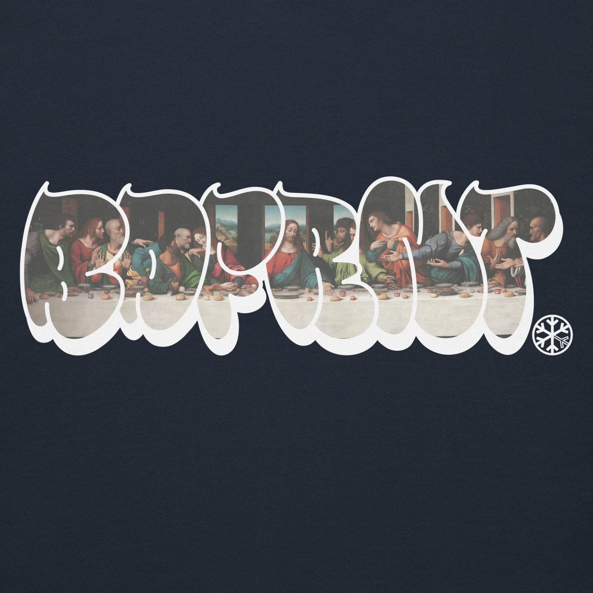 BDFRNT Throwie x Last Supper Graffiti Hoodie - Image 2