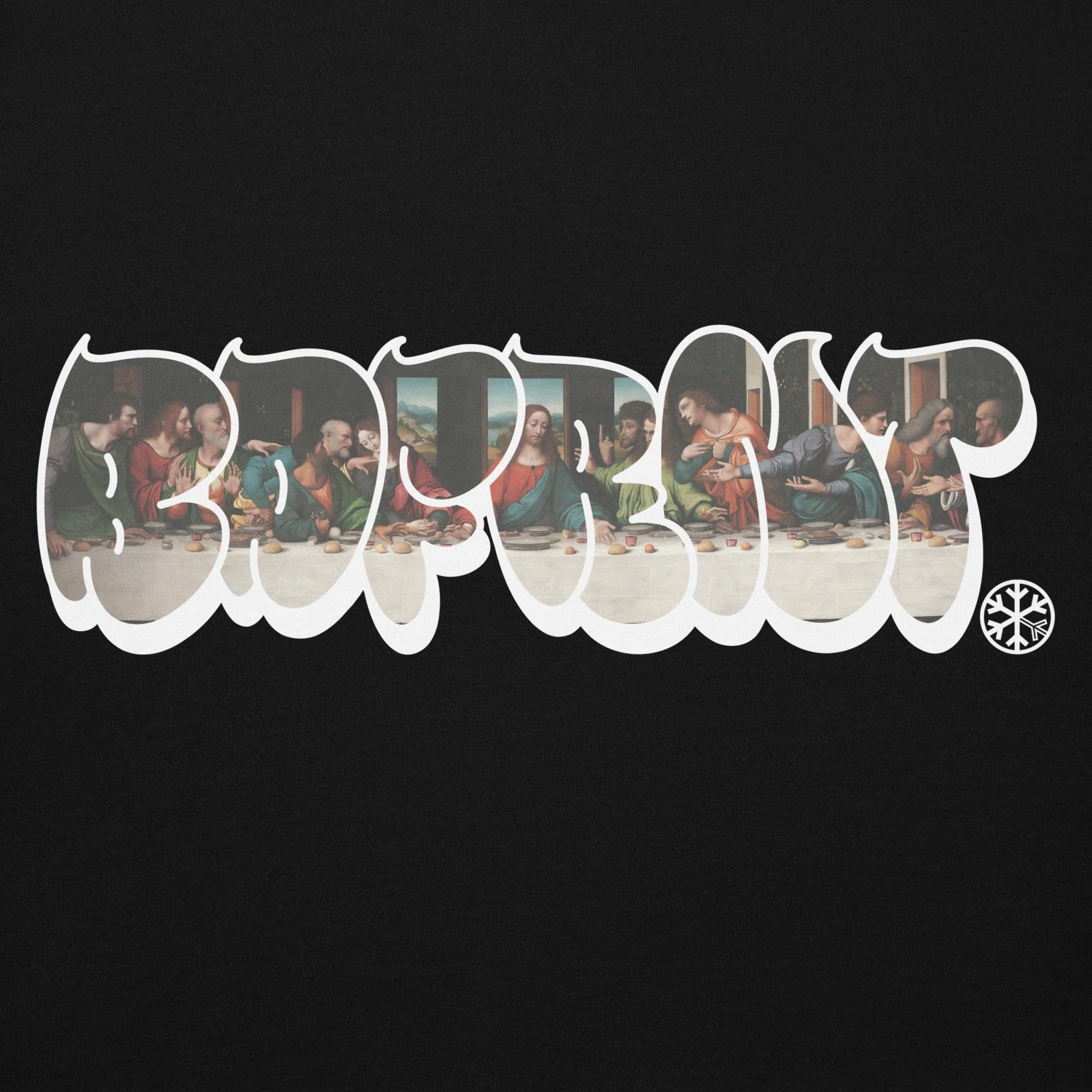 BDFRNT Throwie x Last Supper Graffiti Hoodie - Image 8